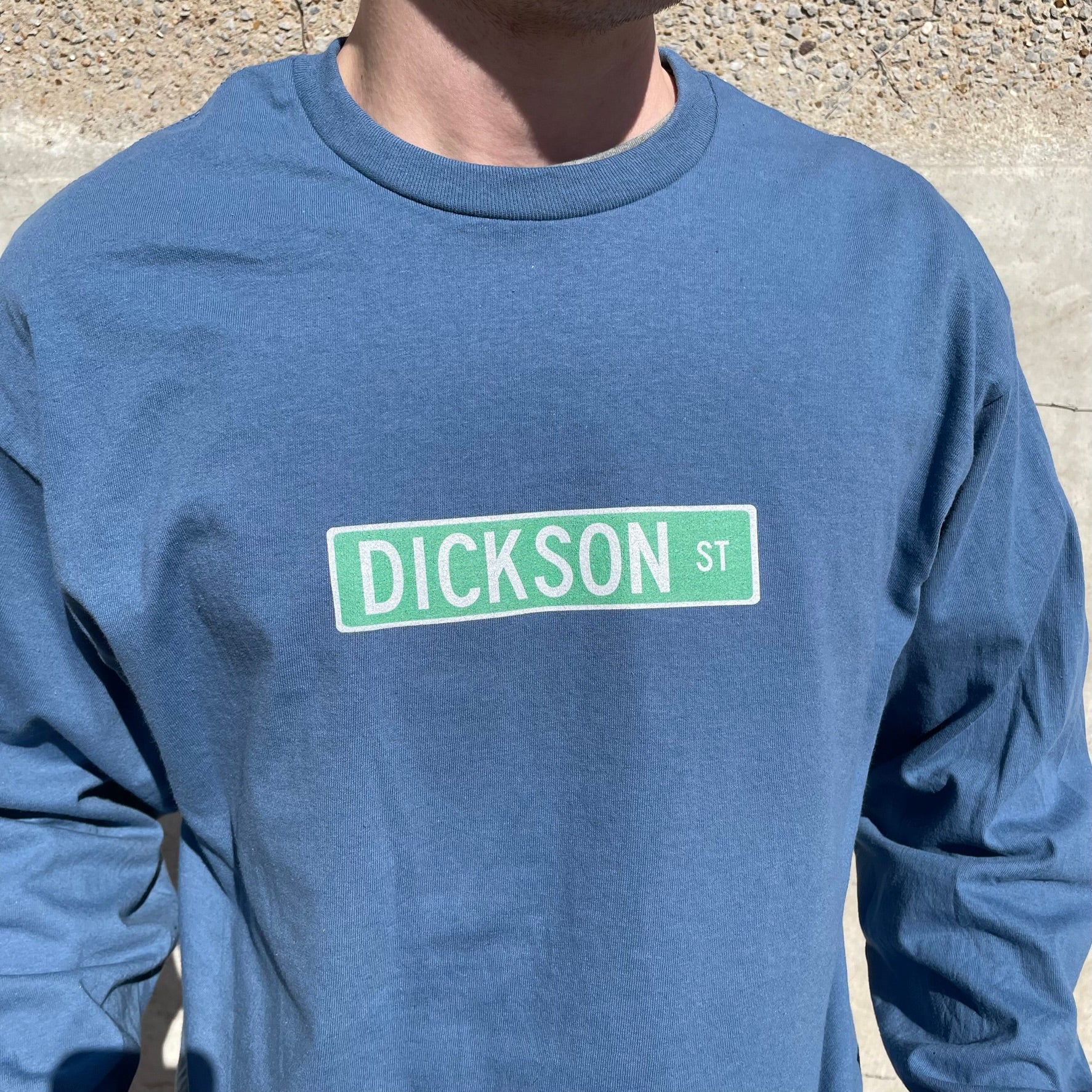 Dickson Street Sign Long Sleeve Men&