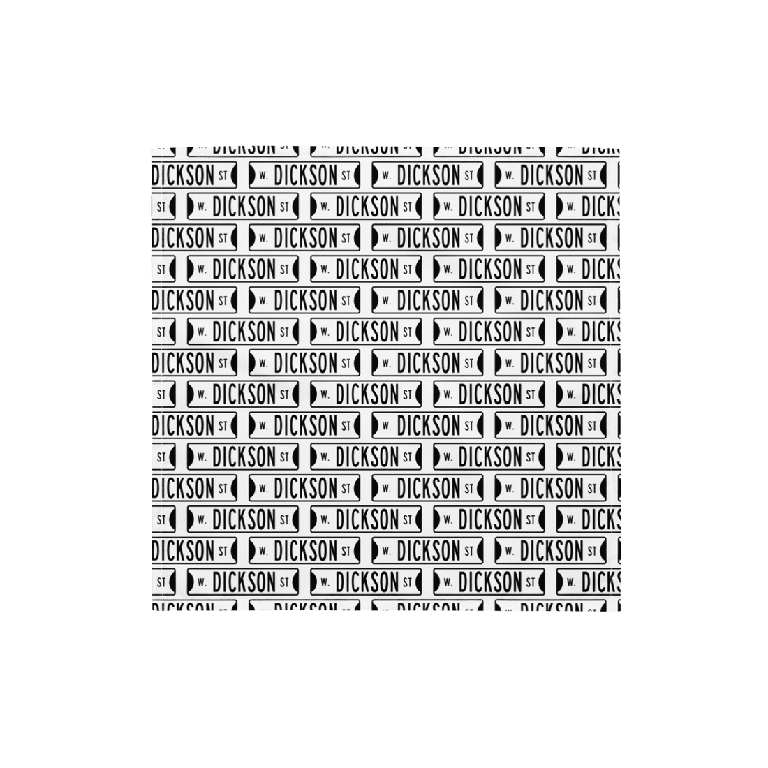 Retro Dickson Street Sign Bandana