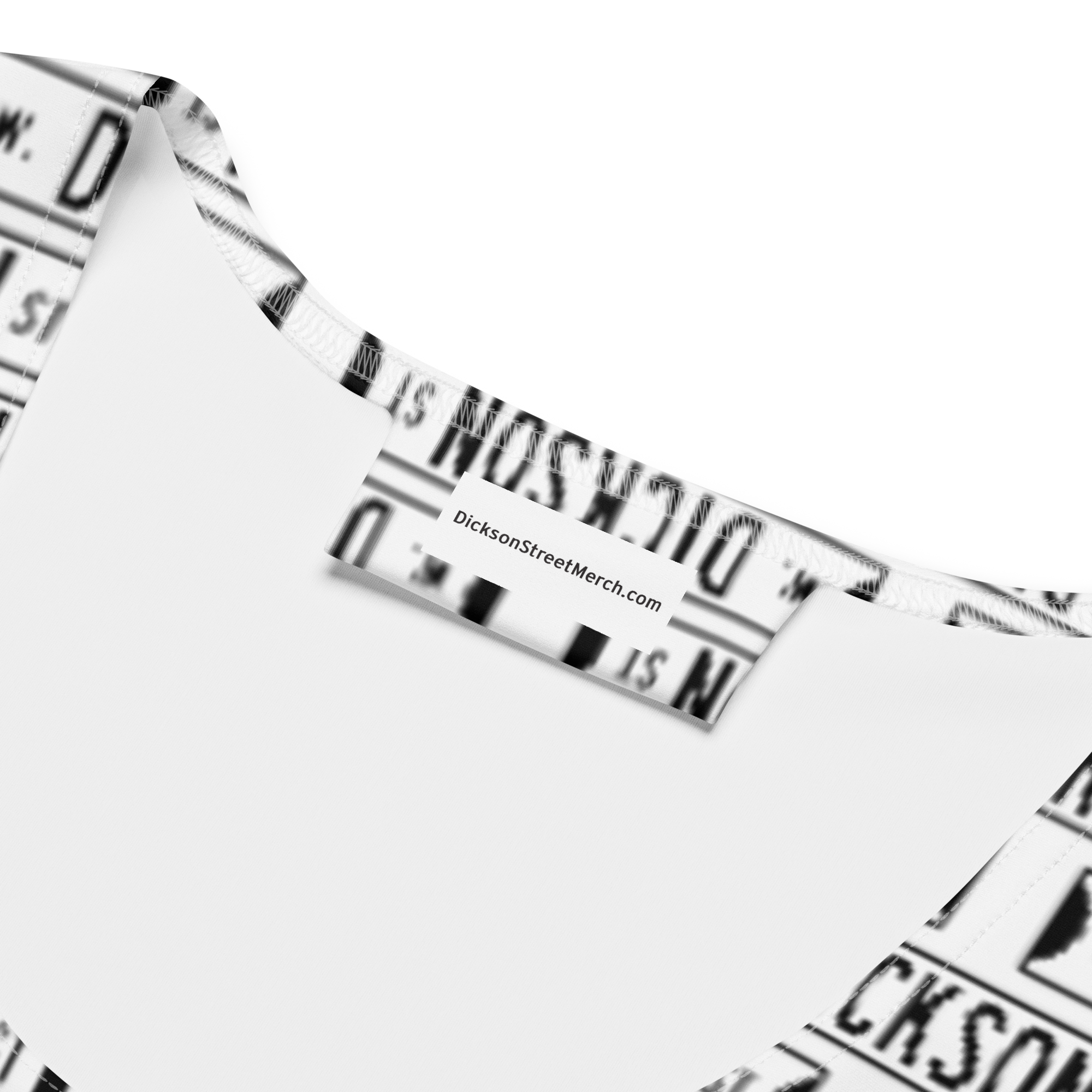 Retro Dickson Street Sign Crop Top