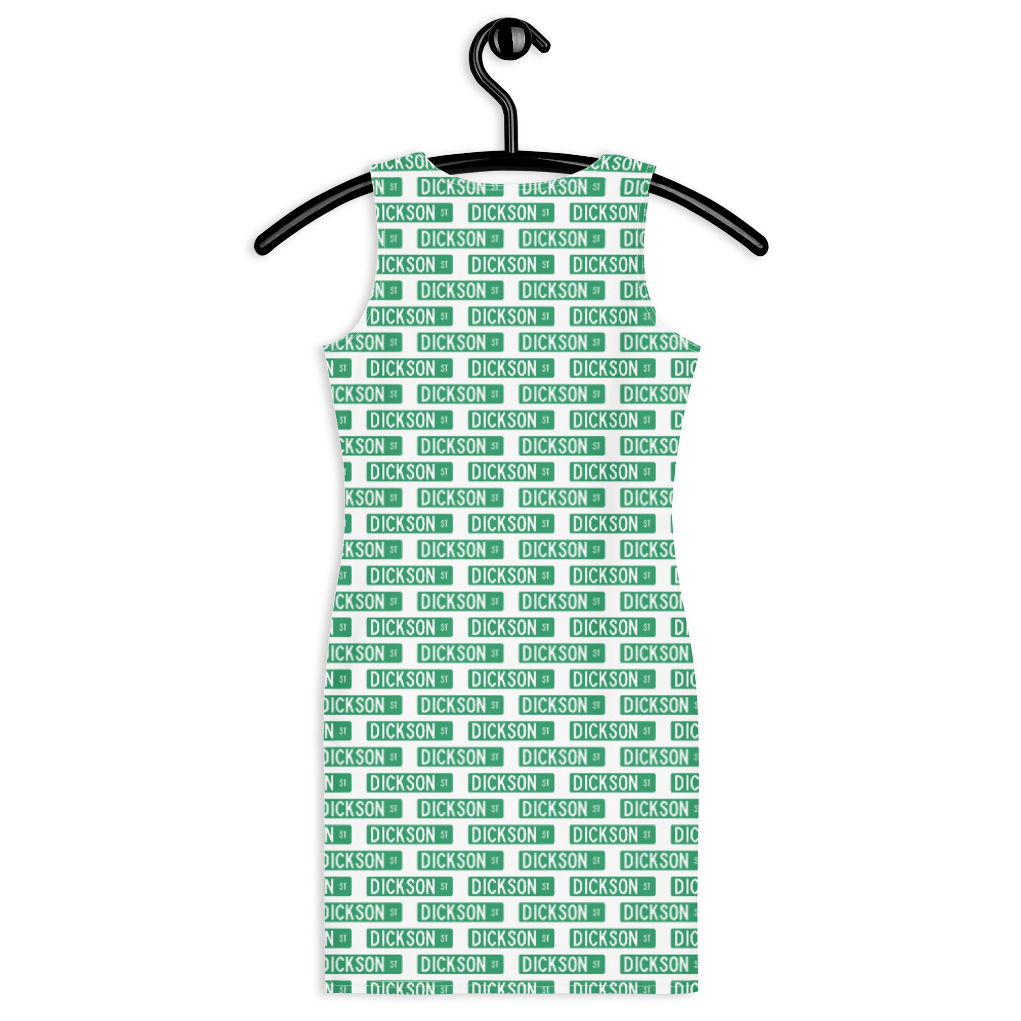 Dickson Street Sign Fitted Dress