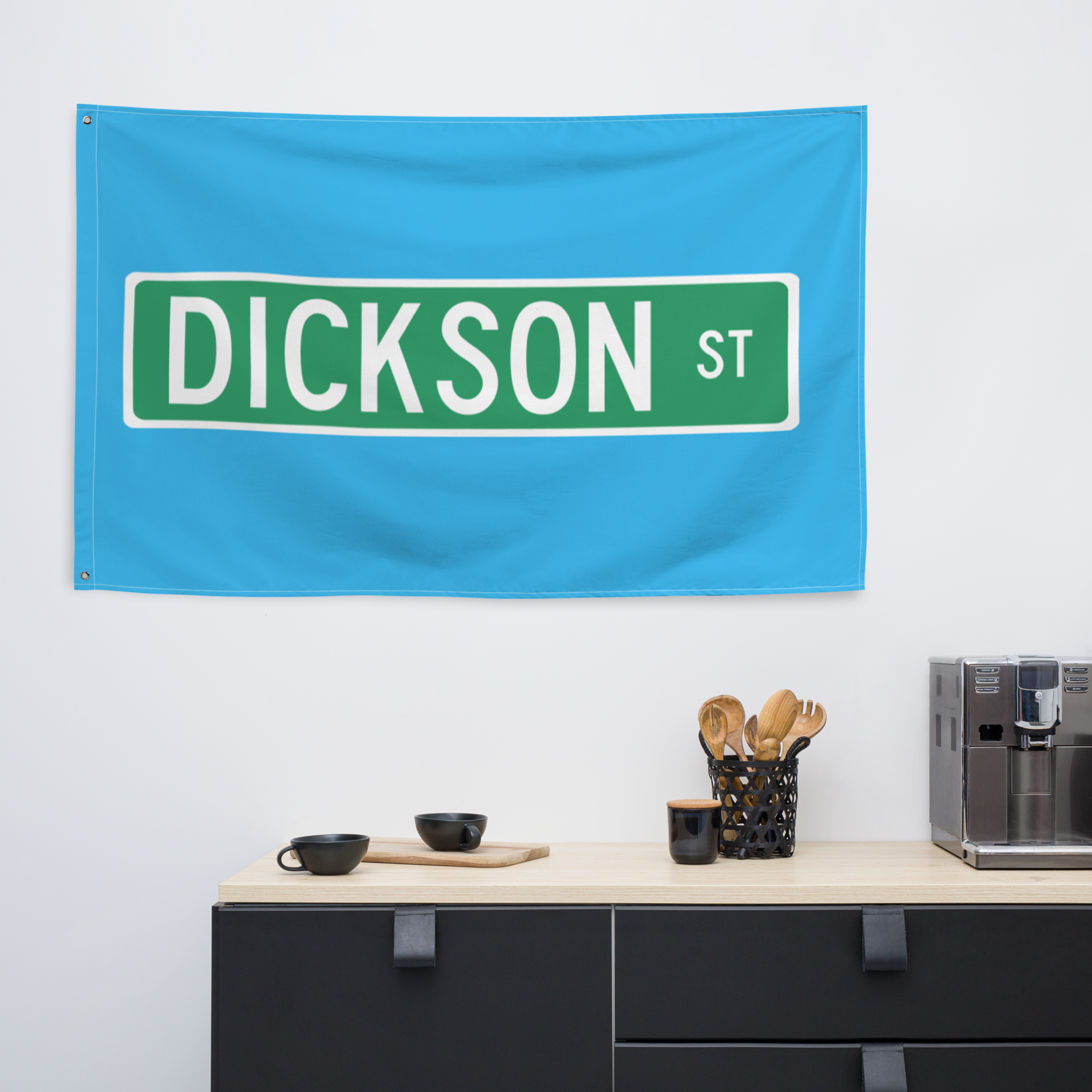 Dickson Street Sign Flag