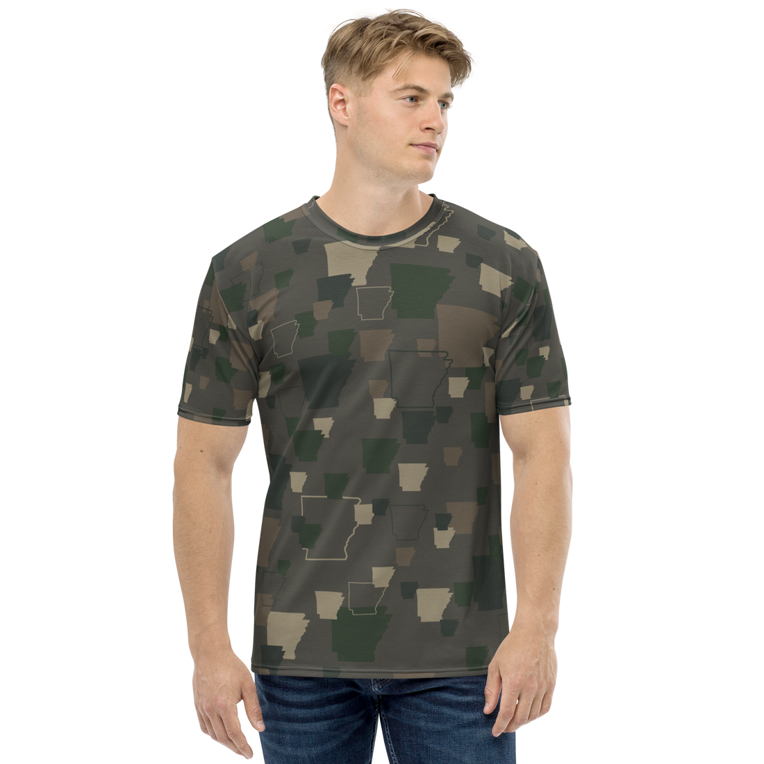 Arkansas Green Camo Men&