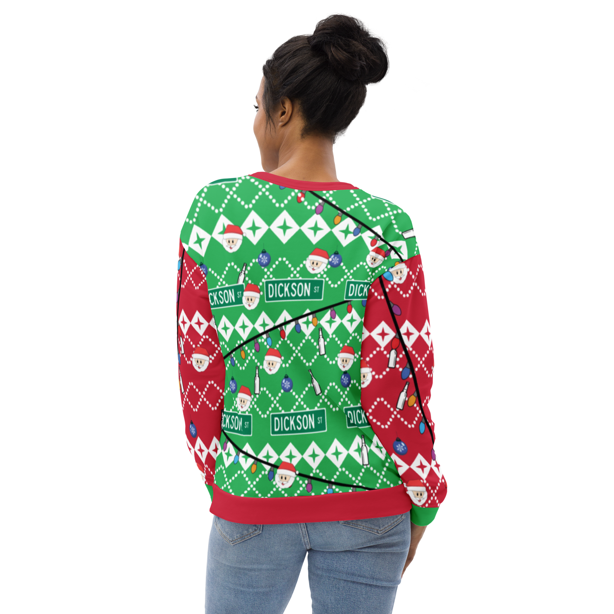 Dickson Street Sign Ugly Sweatshirt