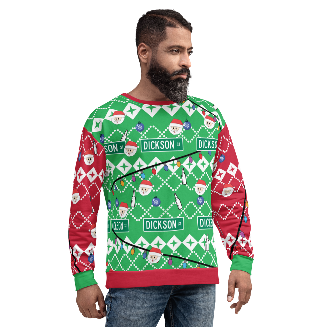 Dickson Street Sign Ugly Sweatshirt
