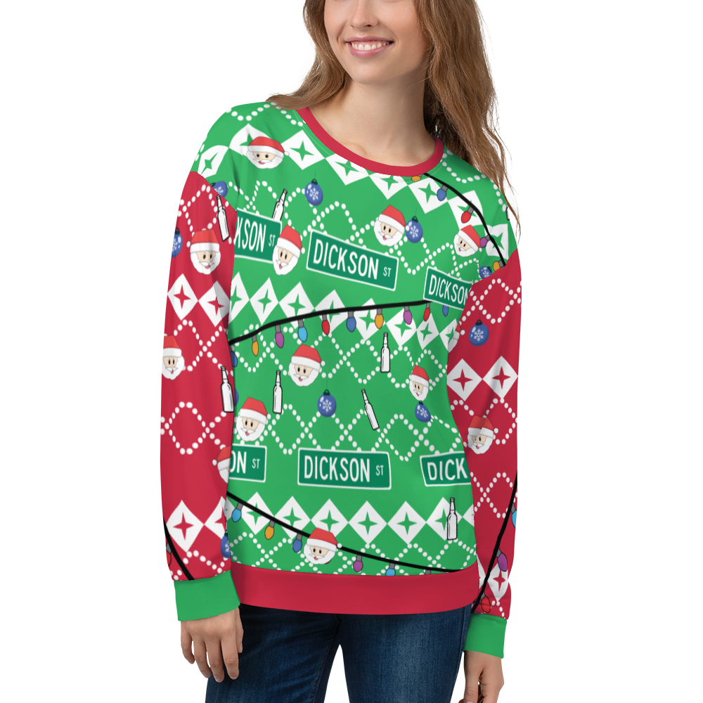 Dickson Street Sign Ugly Sweatshirt