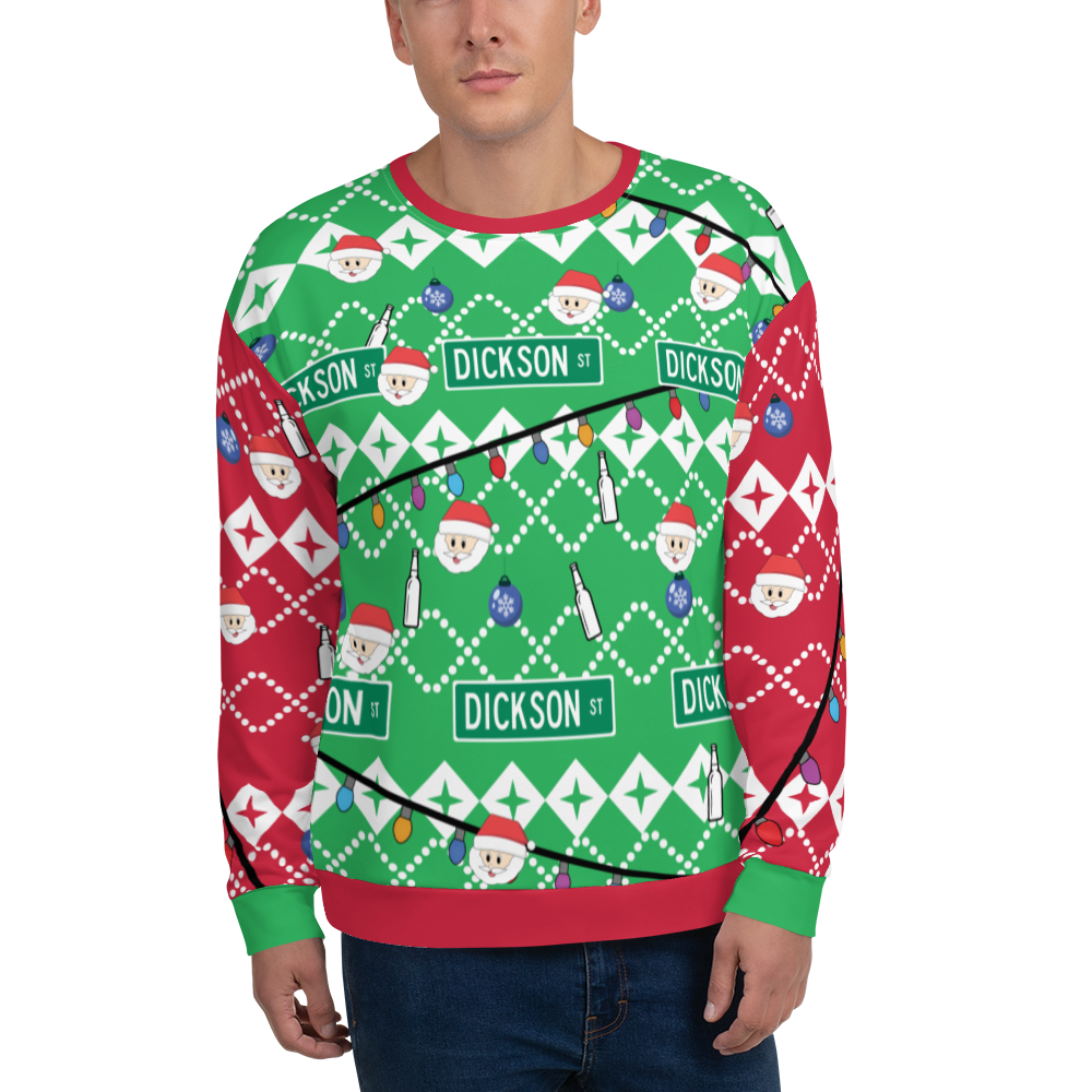 Dickson Street Sign Ugly Sweatshirt