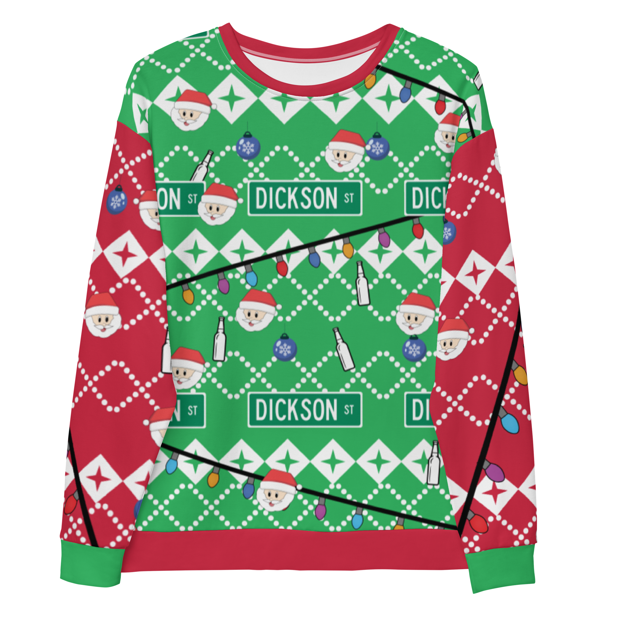 Dickson Street Sign Ugly Sweatshirt