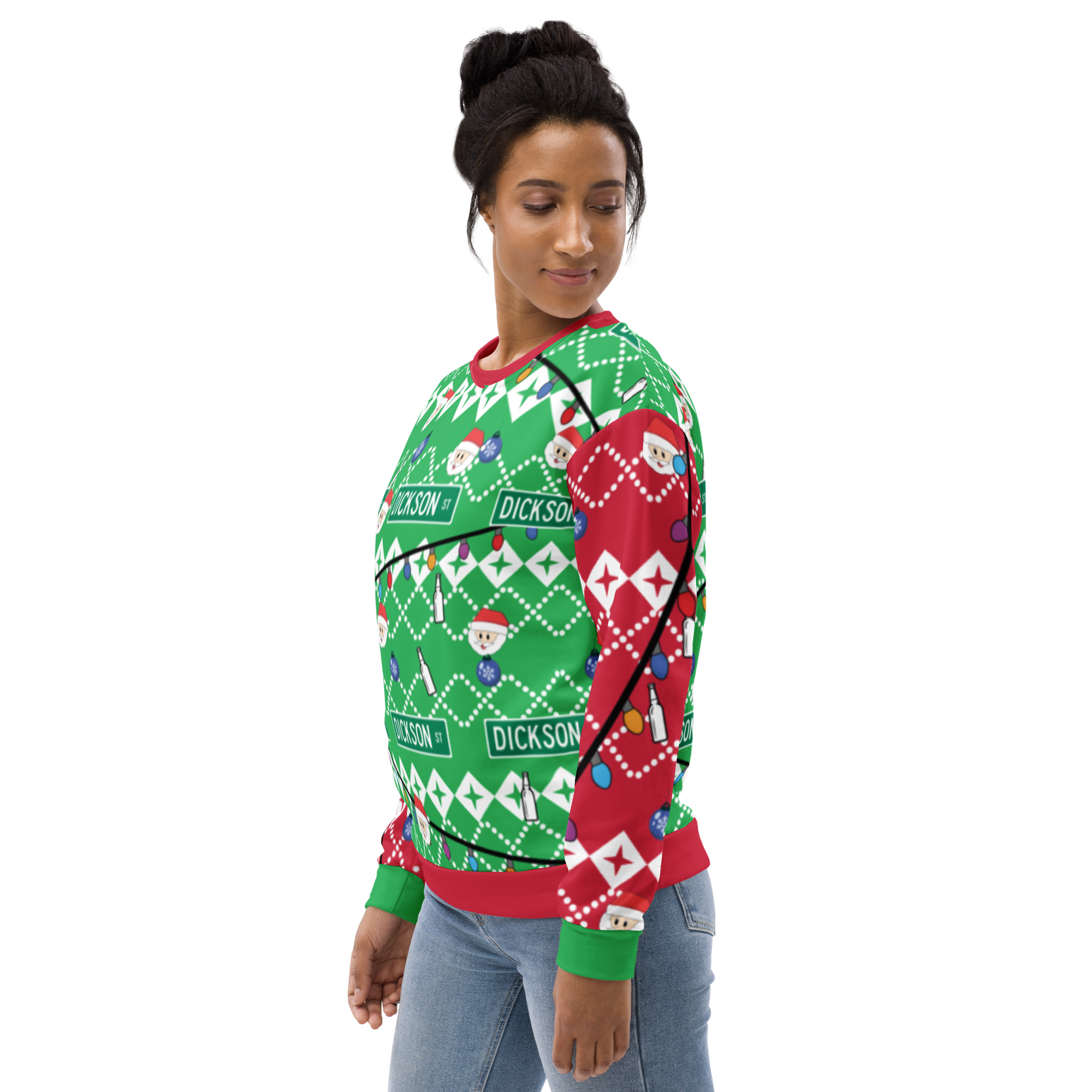 Dickson Street Sign Ugly Sweatshirt