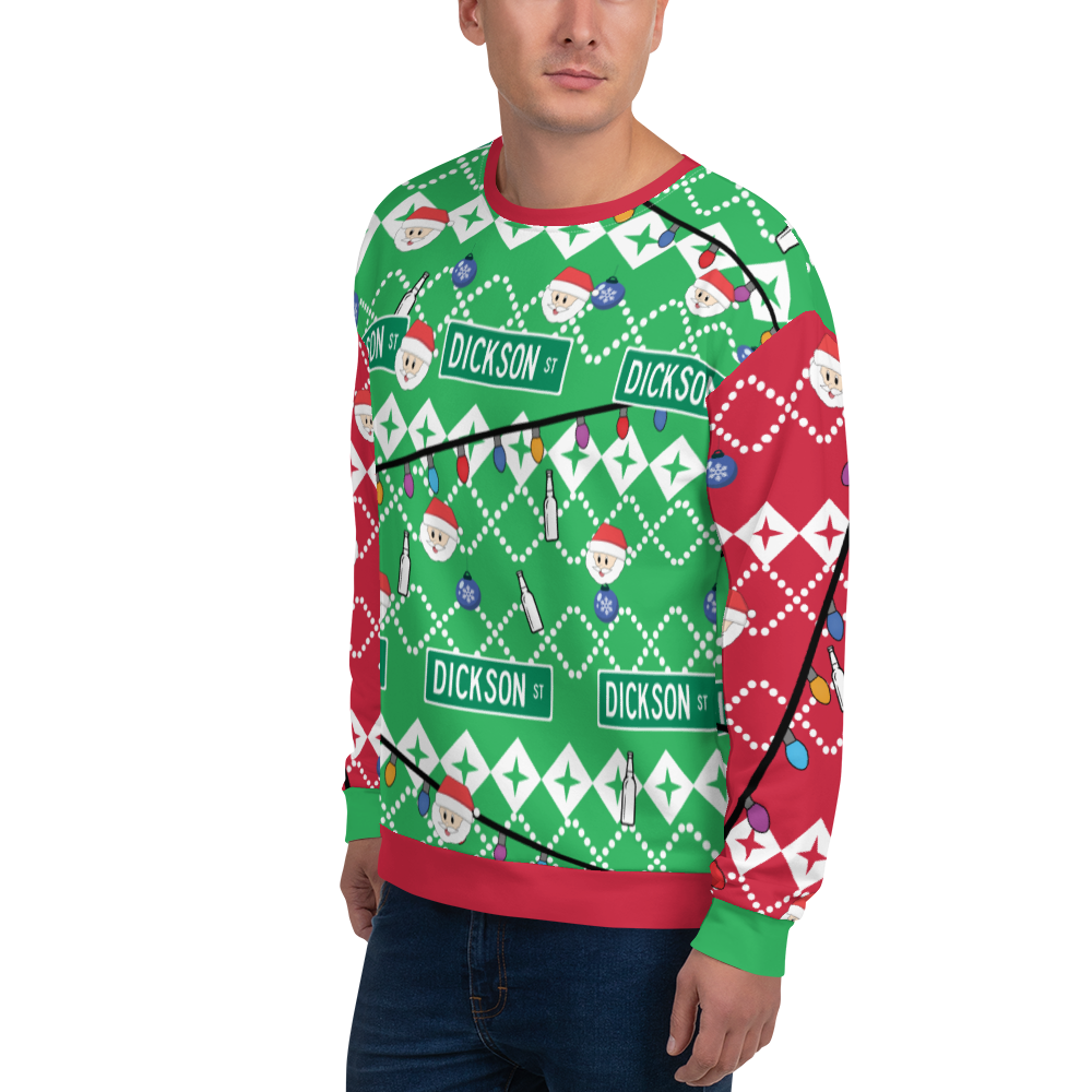 Dickson Street Sign Ugly Sweatshirt