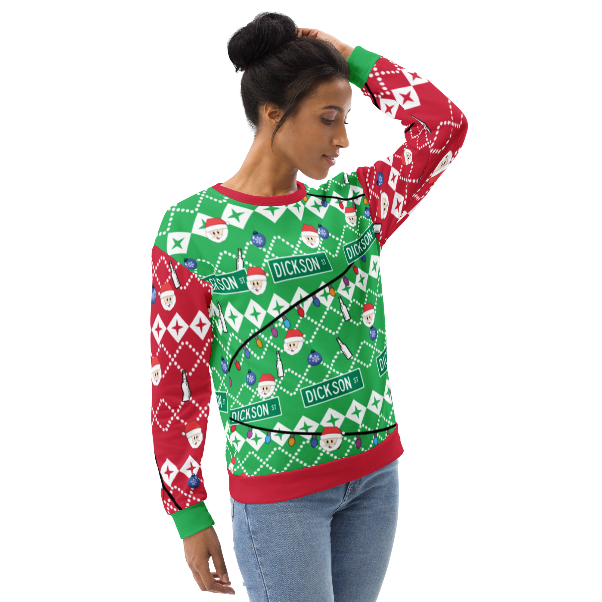 Dickson Street Sign Ugly Sweatshirt