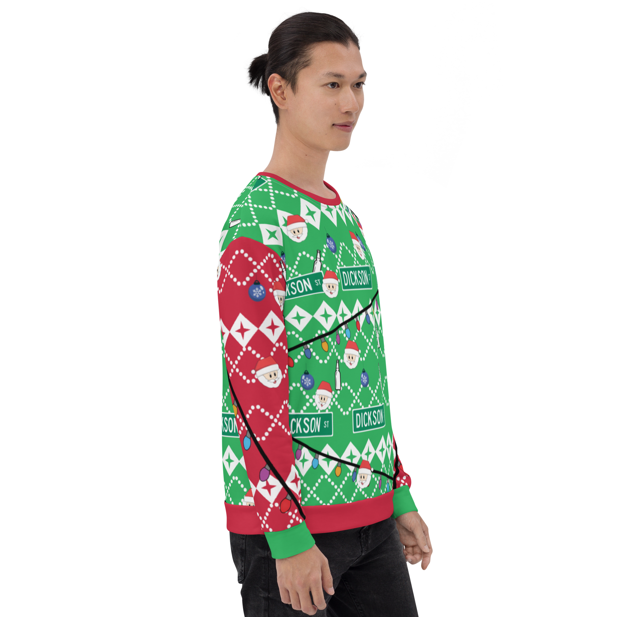 Dickson Street Sign Ugly Sweatshirt