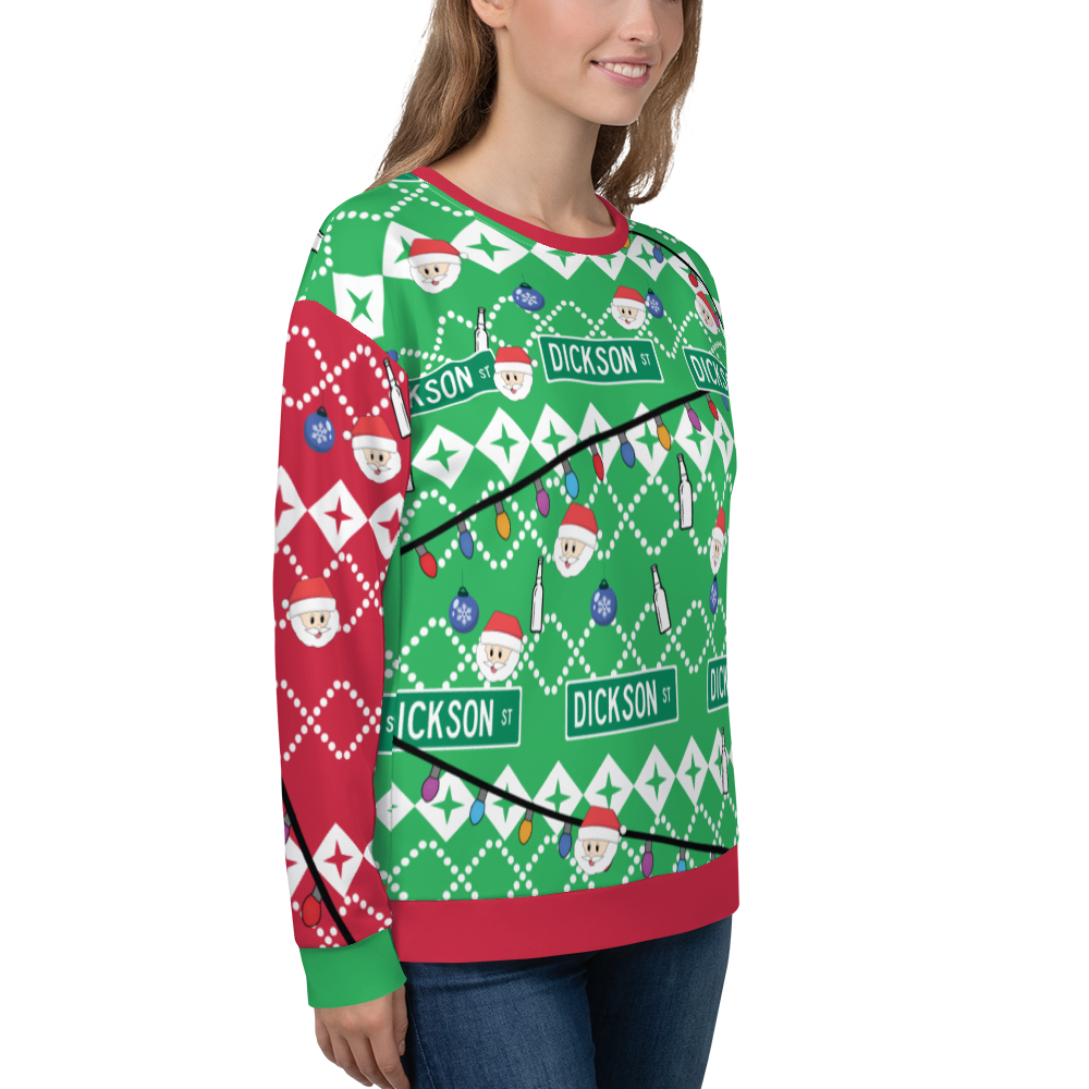 Dickson Street Sign Ugly Sweatshirt