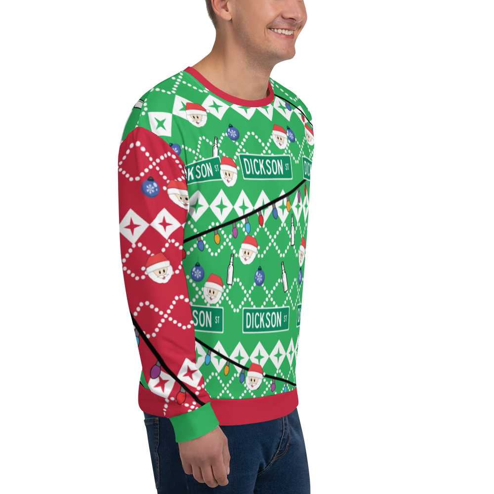 Dickson Street Sign Ugly Sweatshirt