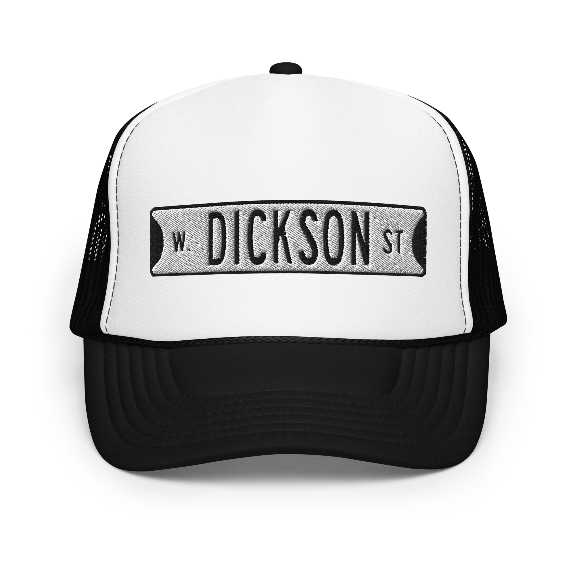 Retro Dickson Street Sign Foam Trucker Hat