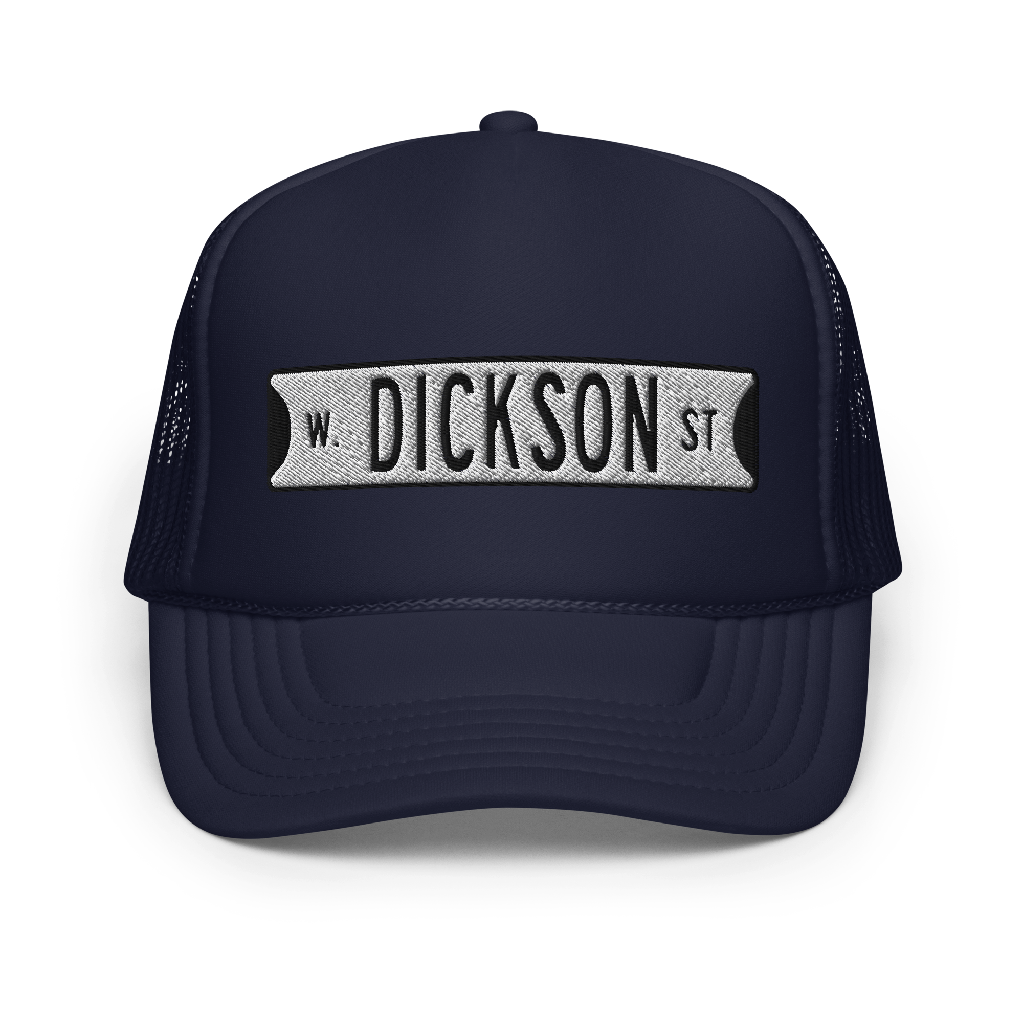 Retro Dickson Street Sign Foam Trucker Hat