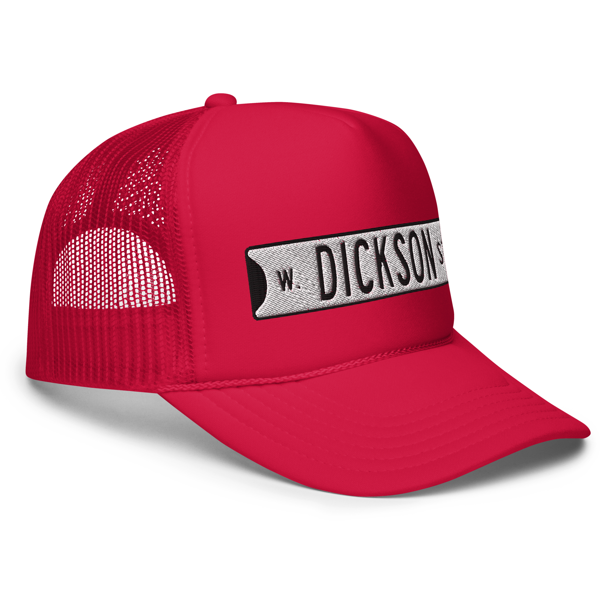 Retro Dickson Street Sign Foam Trucker Hat