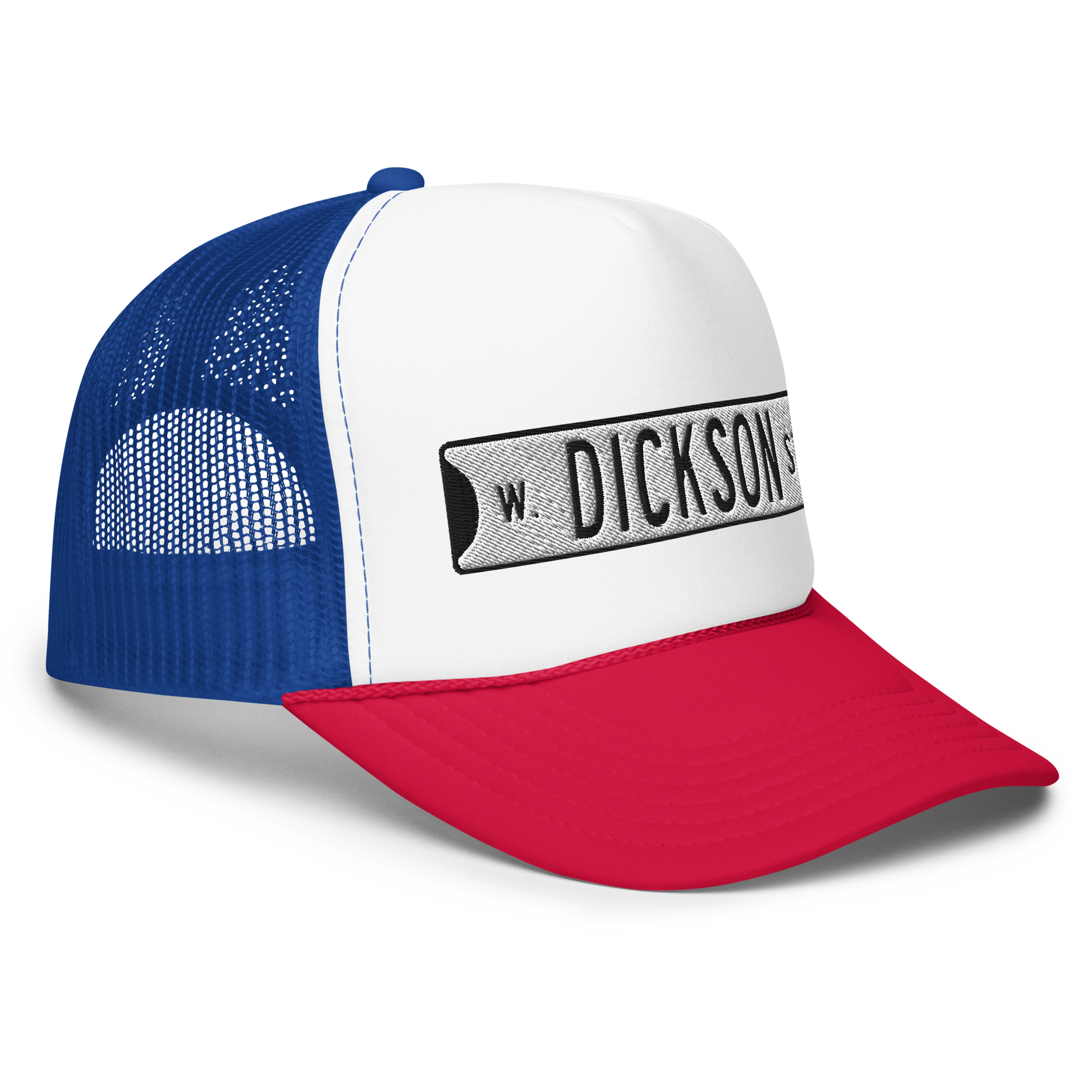 Retro Dickson Street Sign Foam Trucker Hat