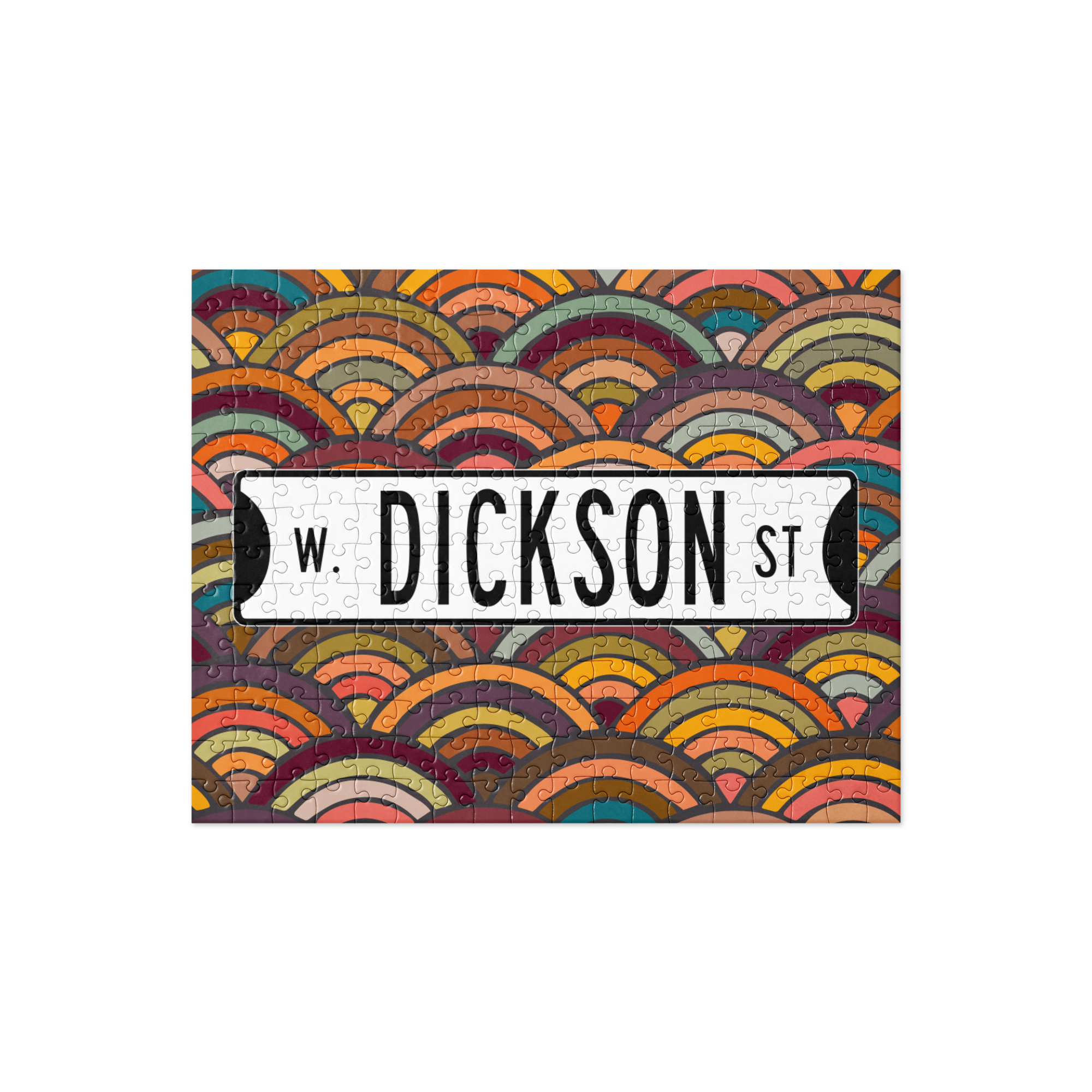 Retro Dickson Street Sign Jigsaw puzzle
