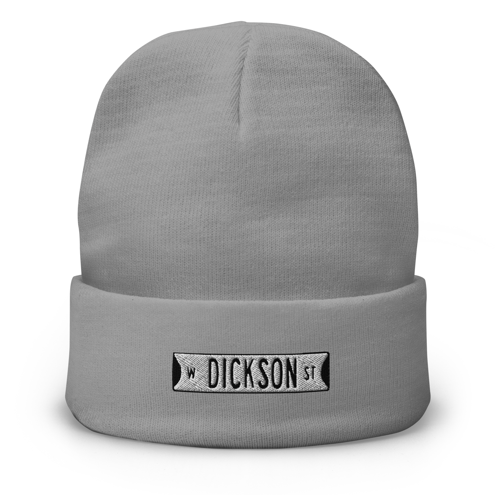 Retro Dickson Street Sign Embroidered Beanie