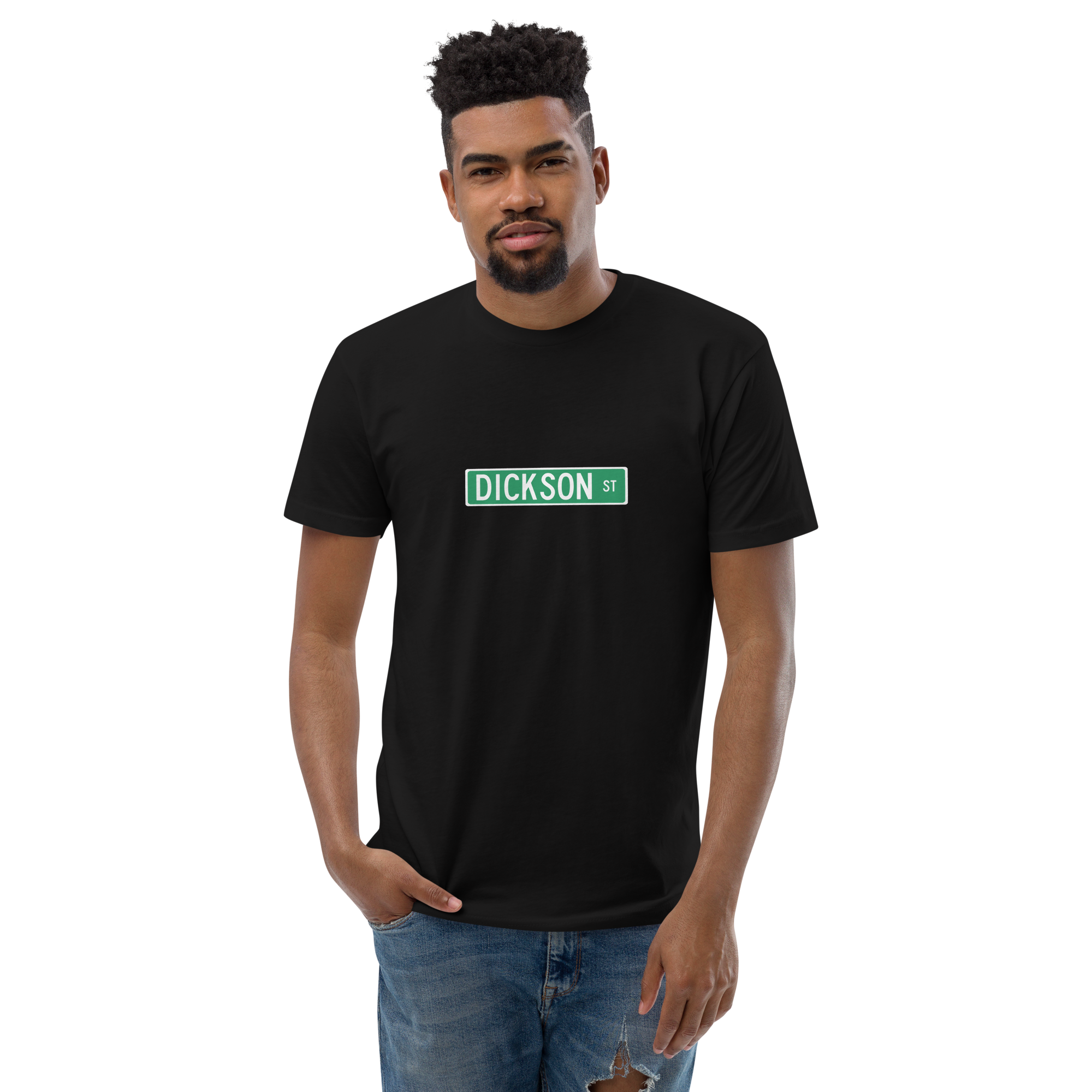 Dickson Street Sign Fitted Men&