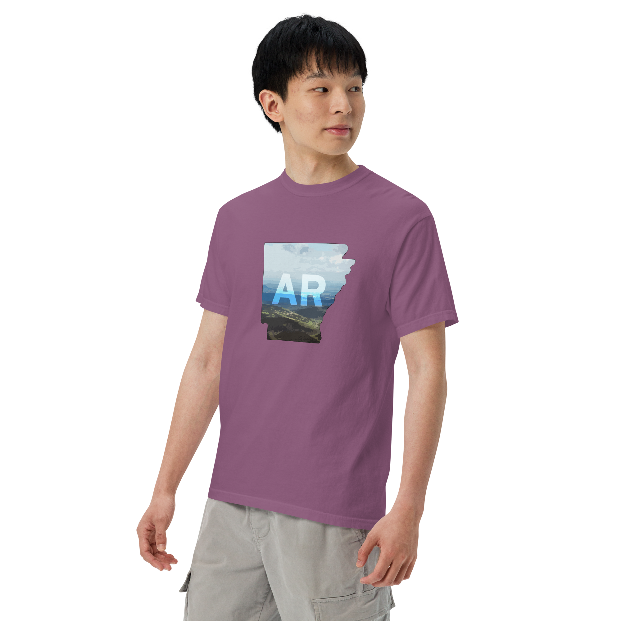 Arkansas Mountains Men’s Garment-Dyed Heavyweight T-Shirt