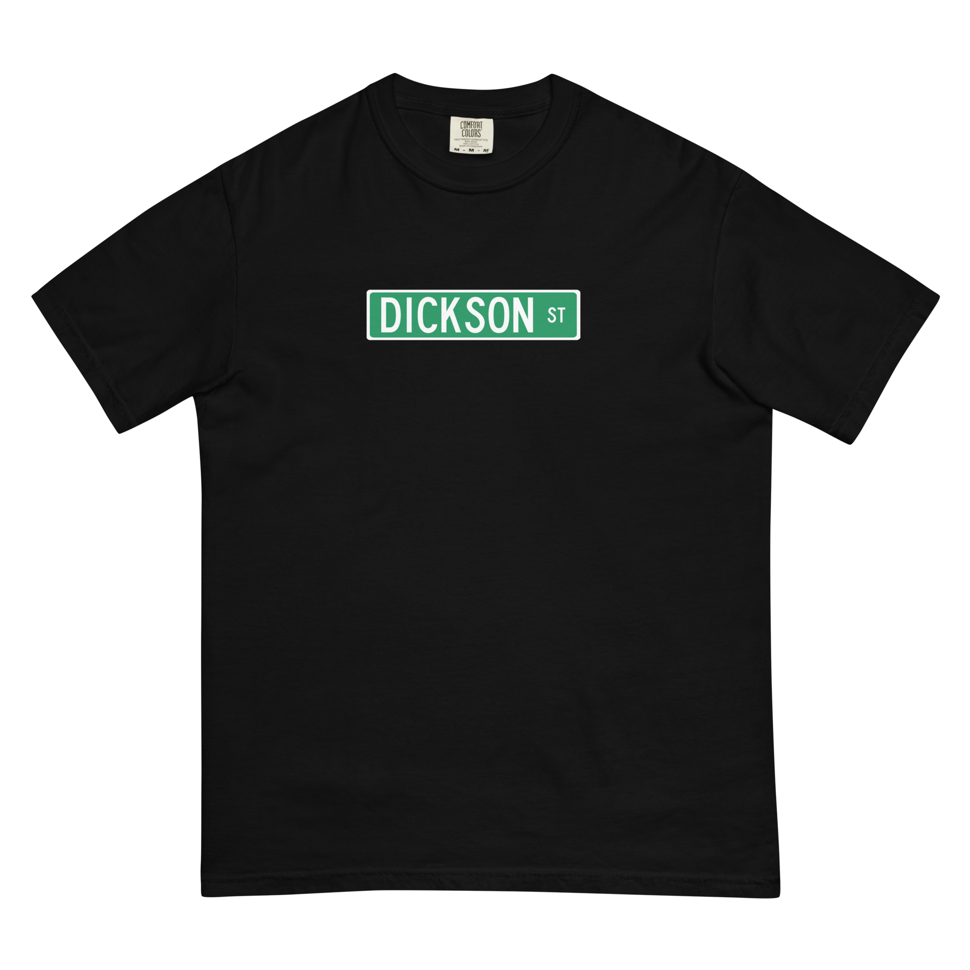 Dickson Street Sign Garment-Dyed Heavyweight Men’s T-shirt