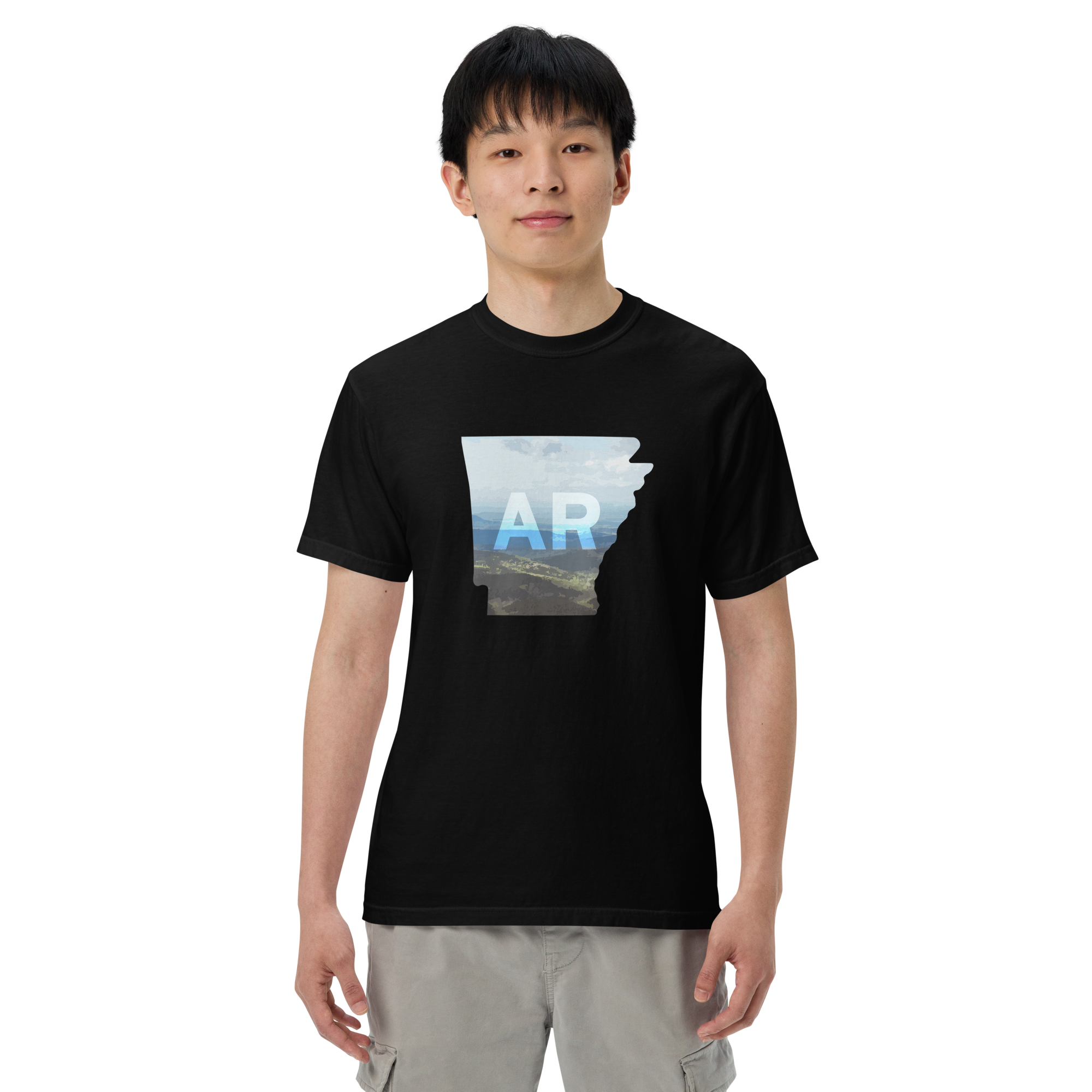 Arkansas Mountains Men’s Garment-Dyed Heavyweight T-Shirt