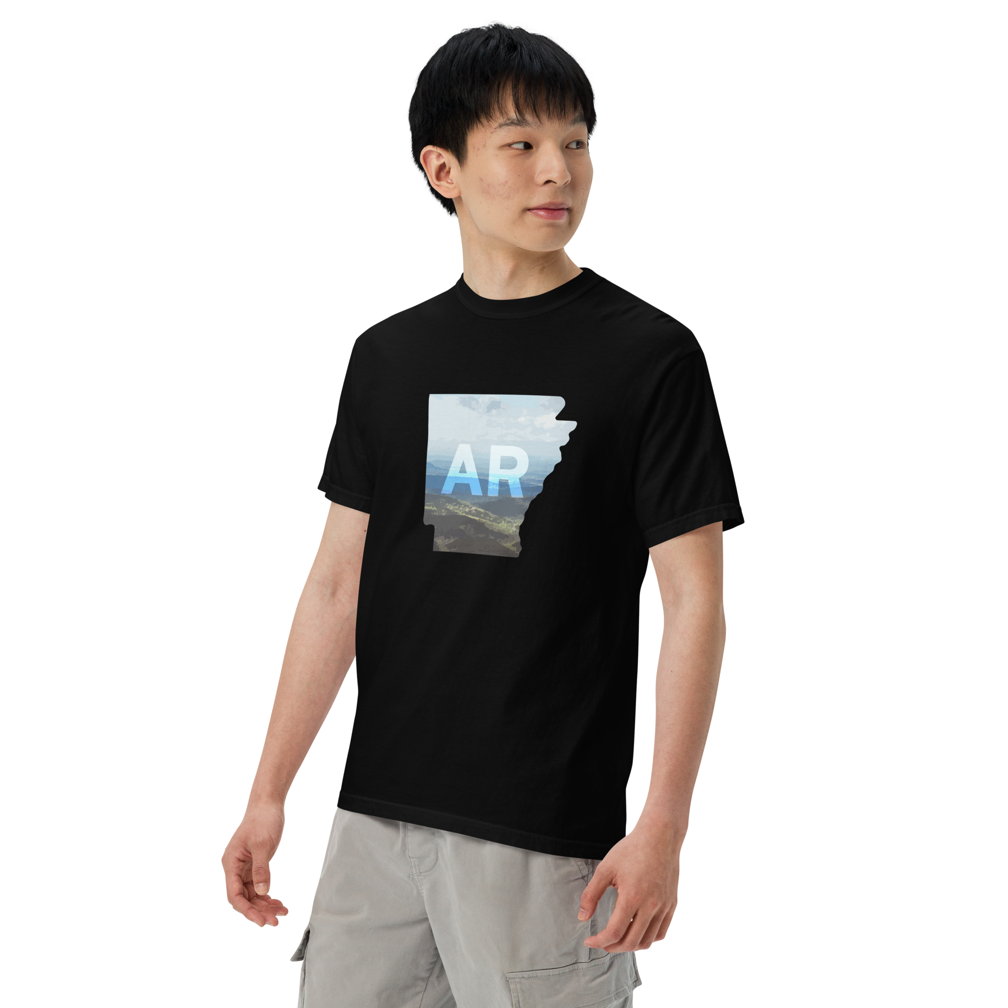 Arkansas Mountains Men’s Garment-Dyed Heavyweight T-Shirt