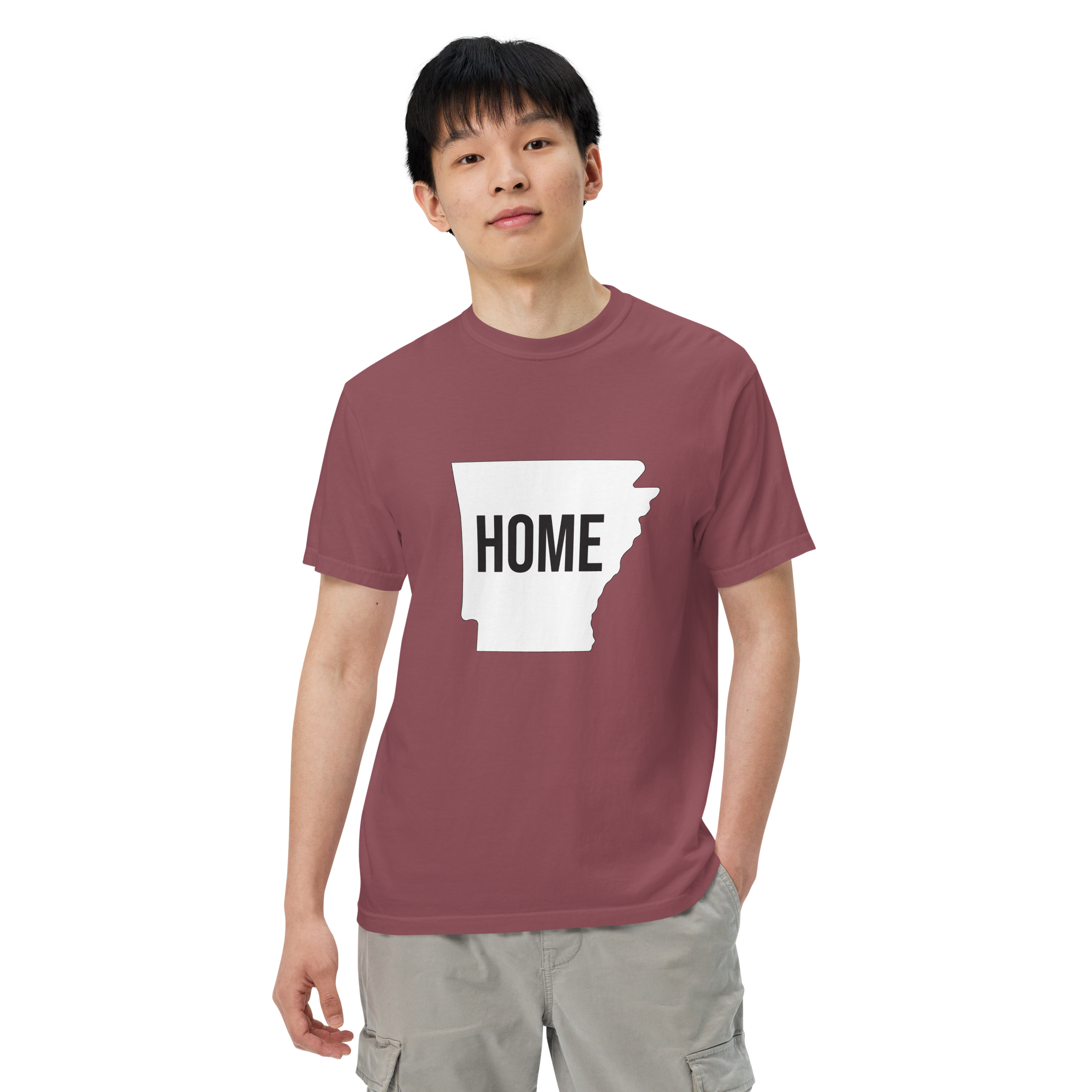 Arkansas Home Men’s Garment-Dyed Heavyweight T-Shirt