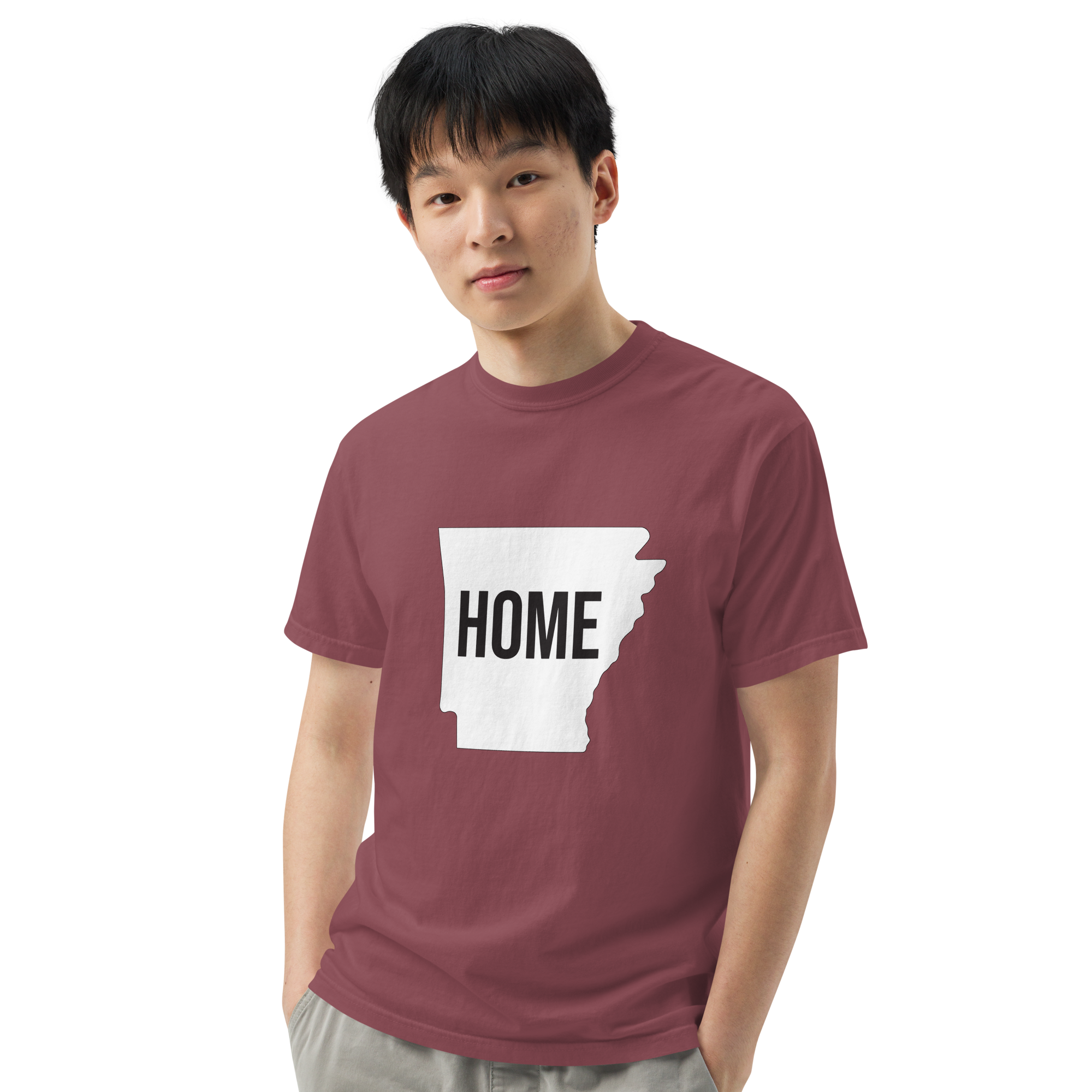 Arkansas Home Men’s Garment-Dyed Heavyweight T-Shirt