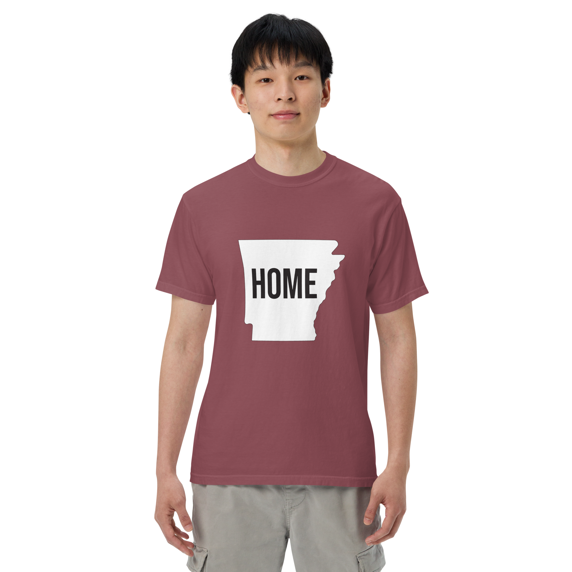 Arkansas Home Men’s Garment-Dyed Heavyweight T-Shirt