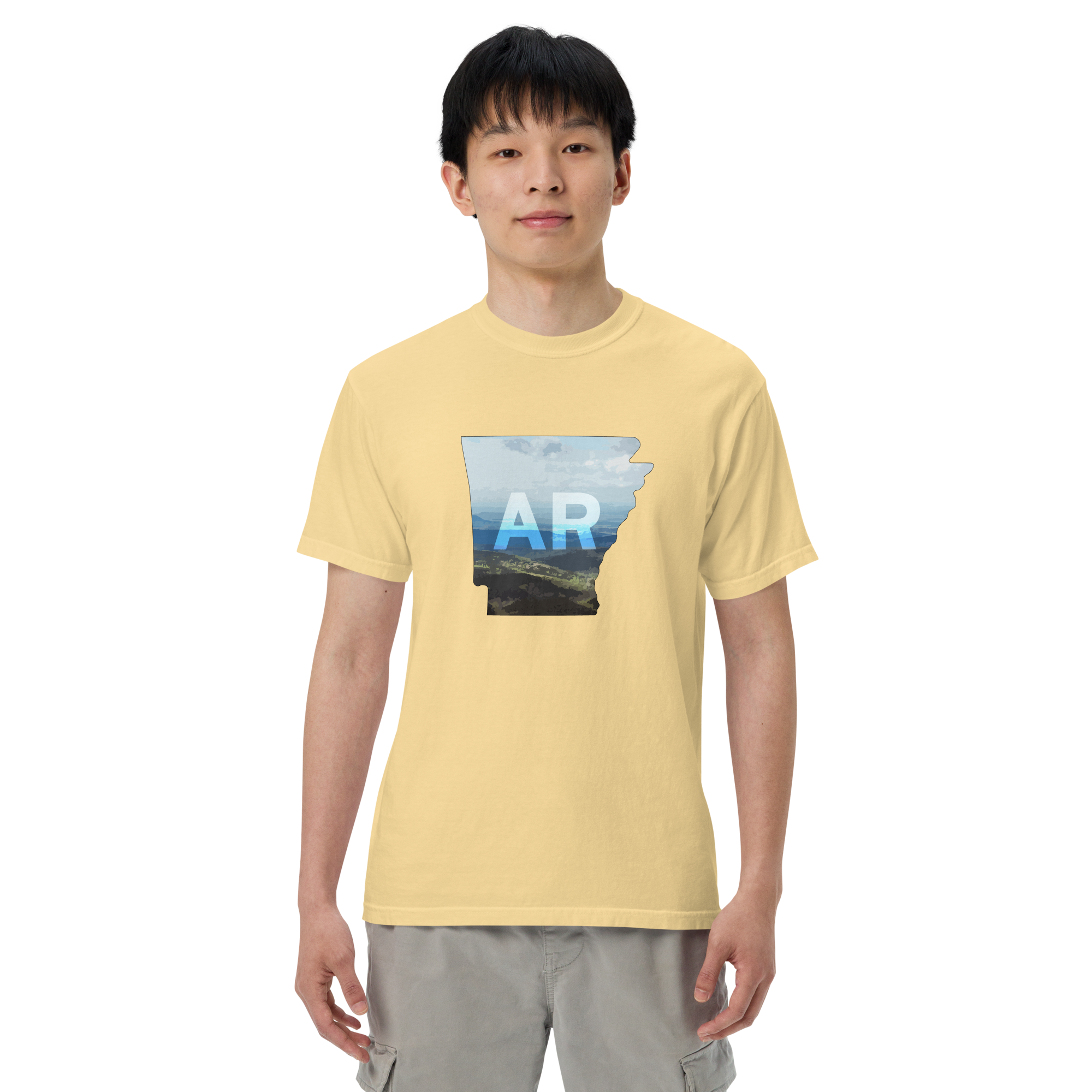 Arkansas Mountains Men’s Garment-Dyed Heavyweight T-Shirt