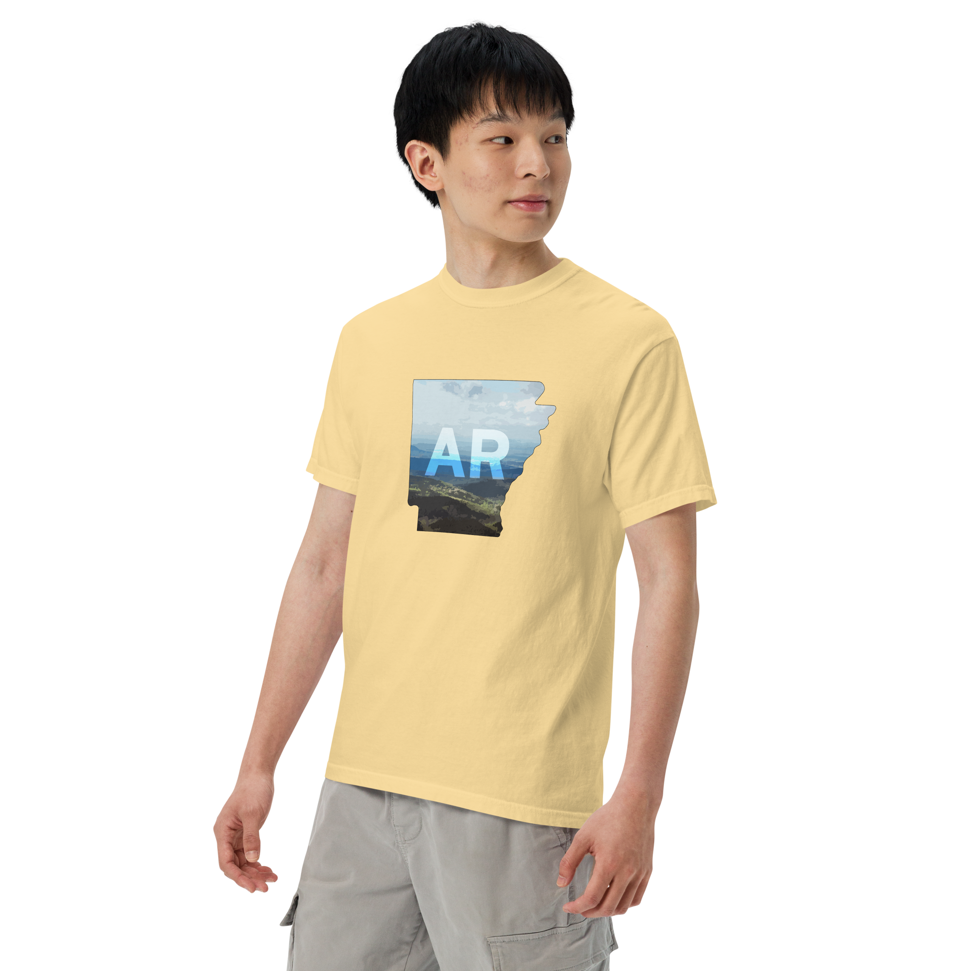 Arkansas Mountains Men’s Garment-Dyed Heavyweight T-Shirt