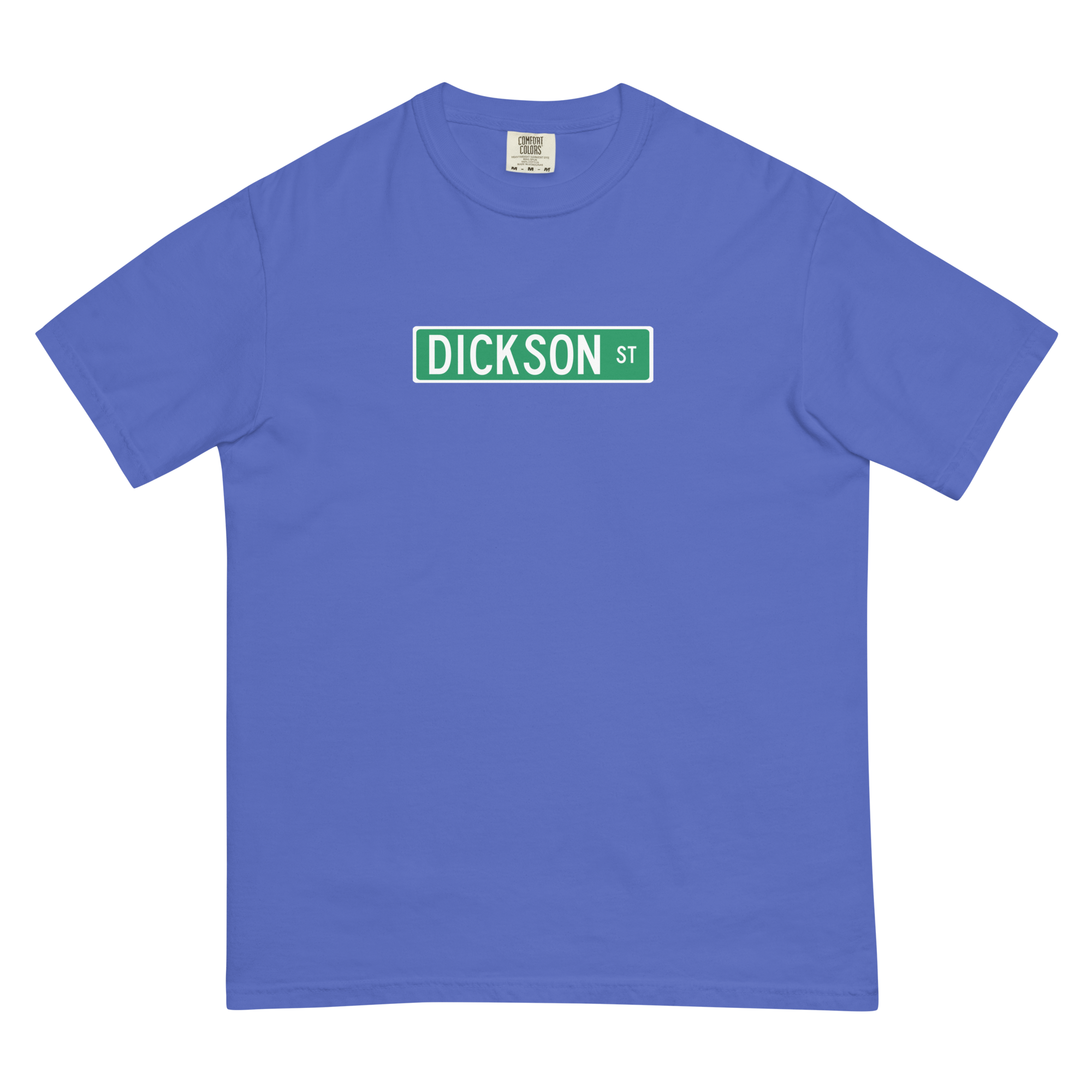 Dickson Street Sign Garment-Dyed Heavyweight Men’s T-shirt