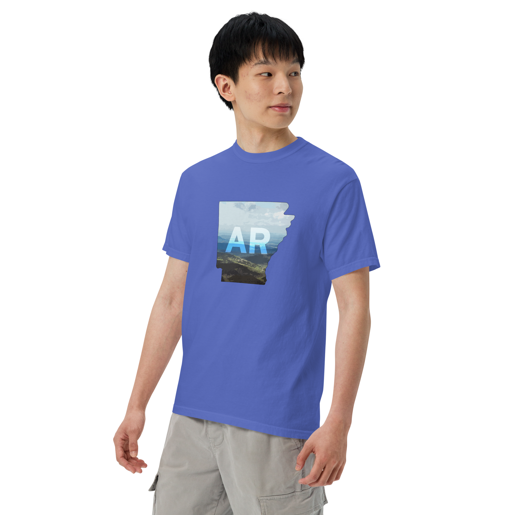Arkansas Mountains Men’s Garment-Dyed Heavyweight T-Shirt