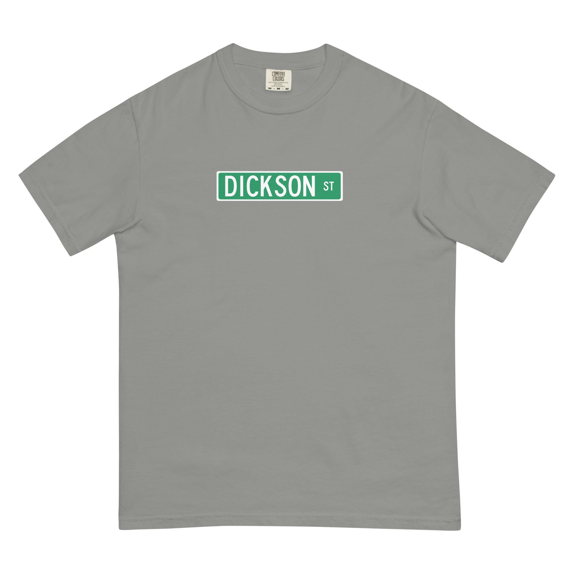 Dickson Street Sign Garment-Dyed Heavyweight Men’s T-shirt