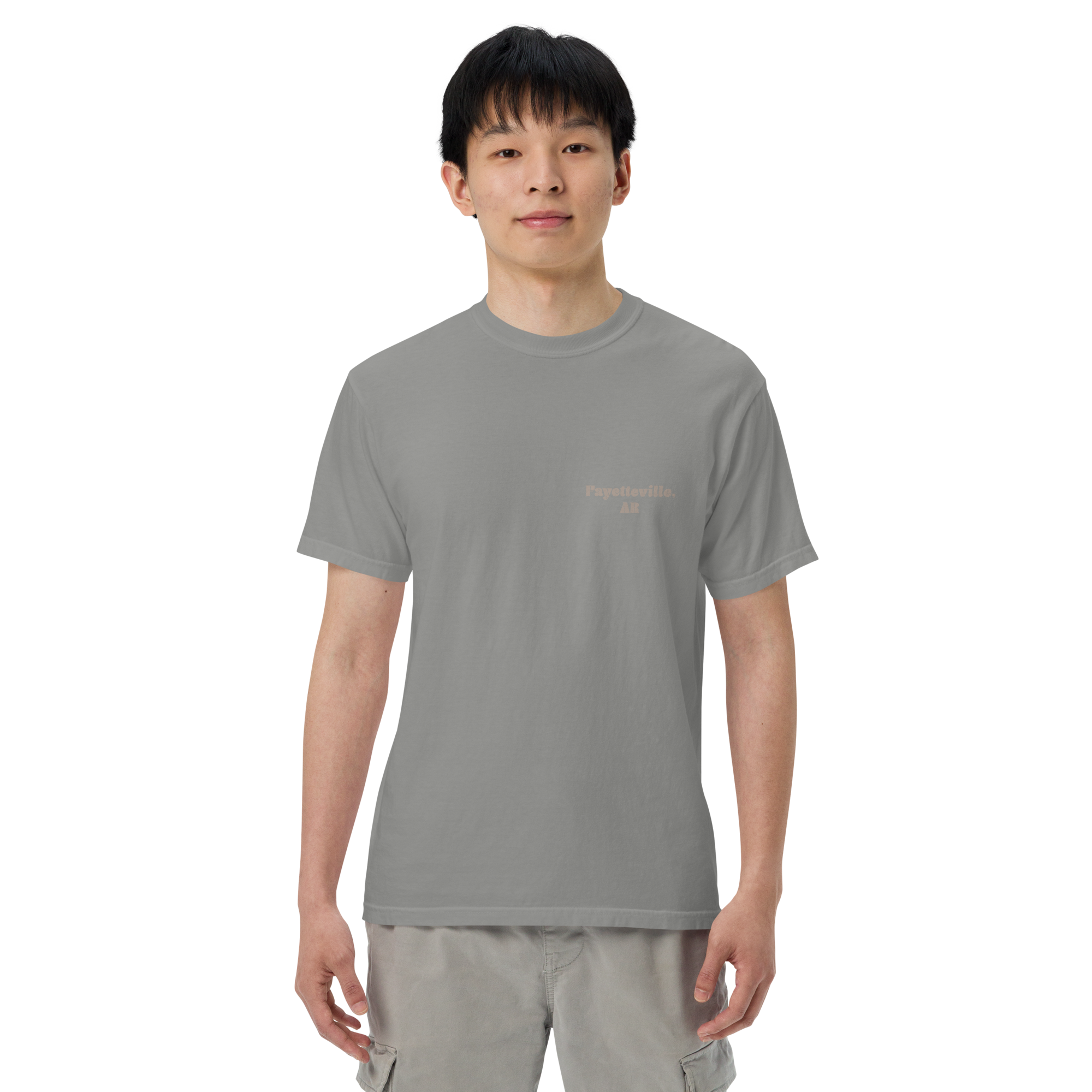 Dickson Street Back Print Men’s Garment-Dyed Heavyweight T-Shirt