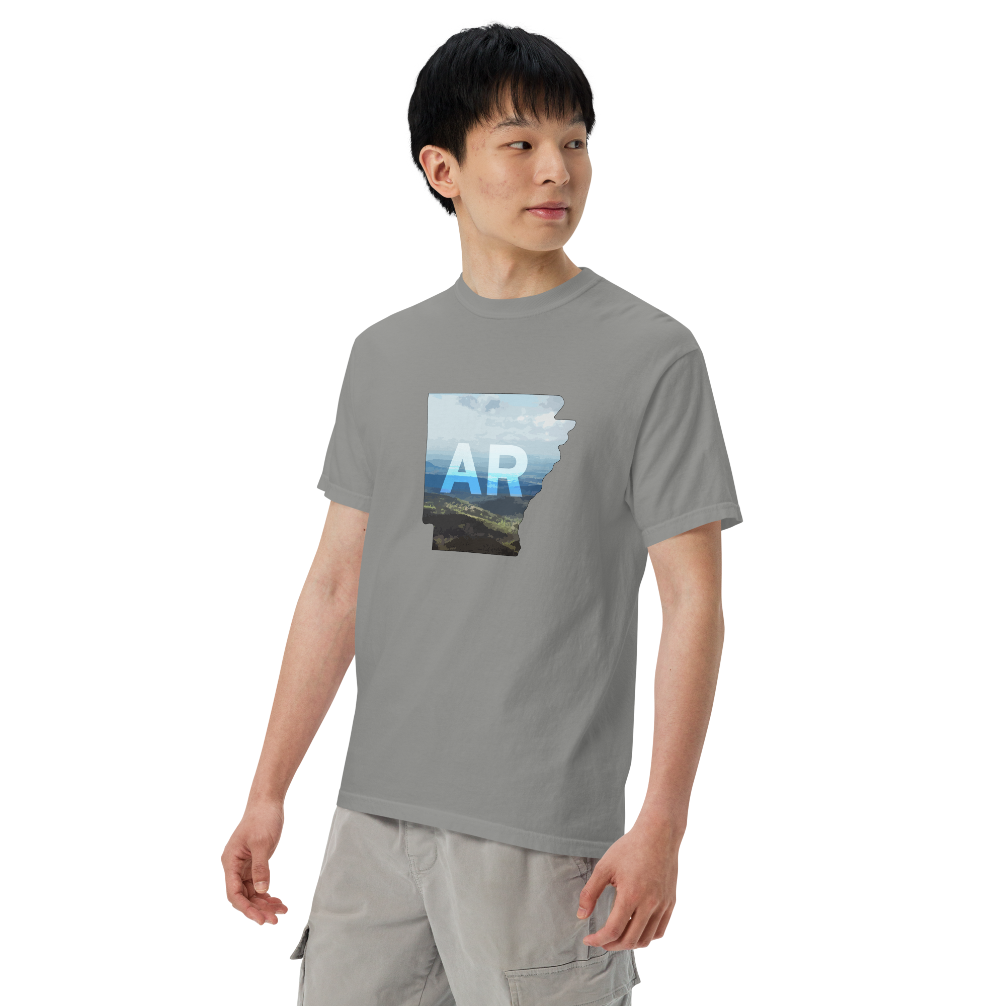 Arkansas Mountains Men’s Garment-Dyed Heavyweight T-Shirt