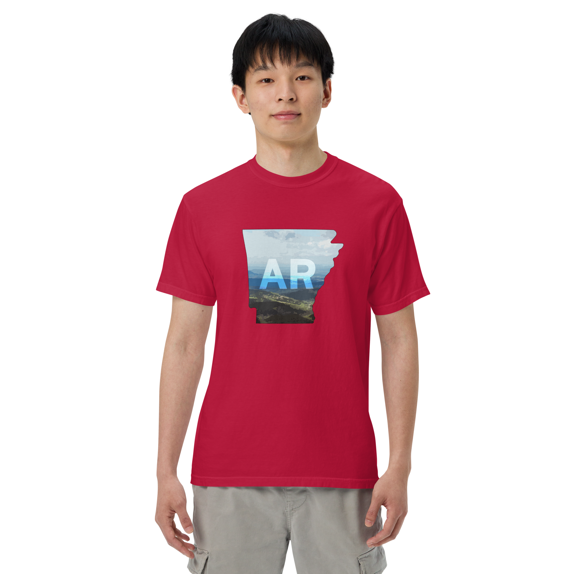 Arkansas Mountains Men’s Garment-Dyed Heavyweight T-Shirt