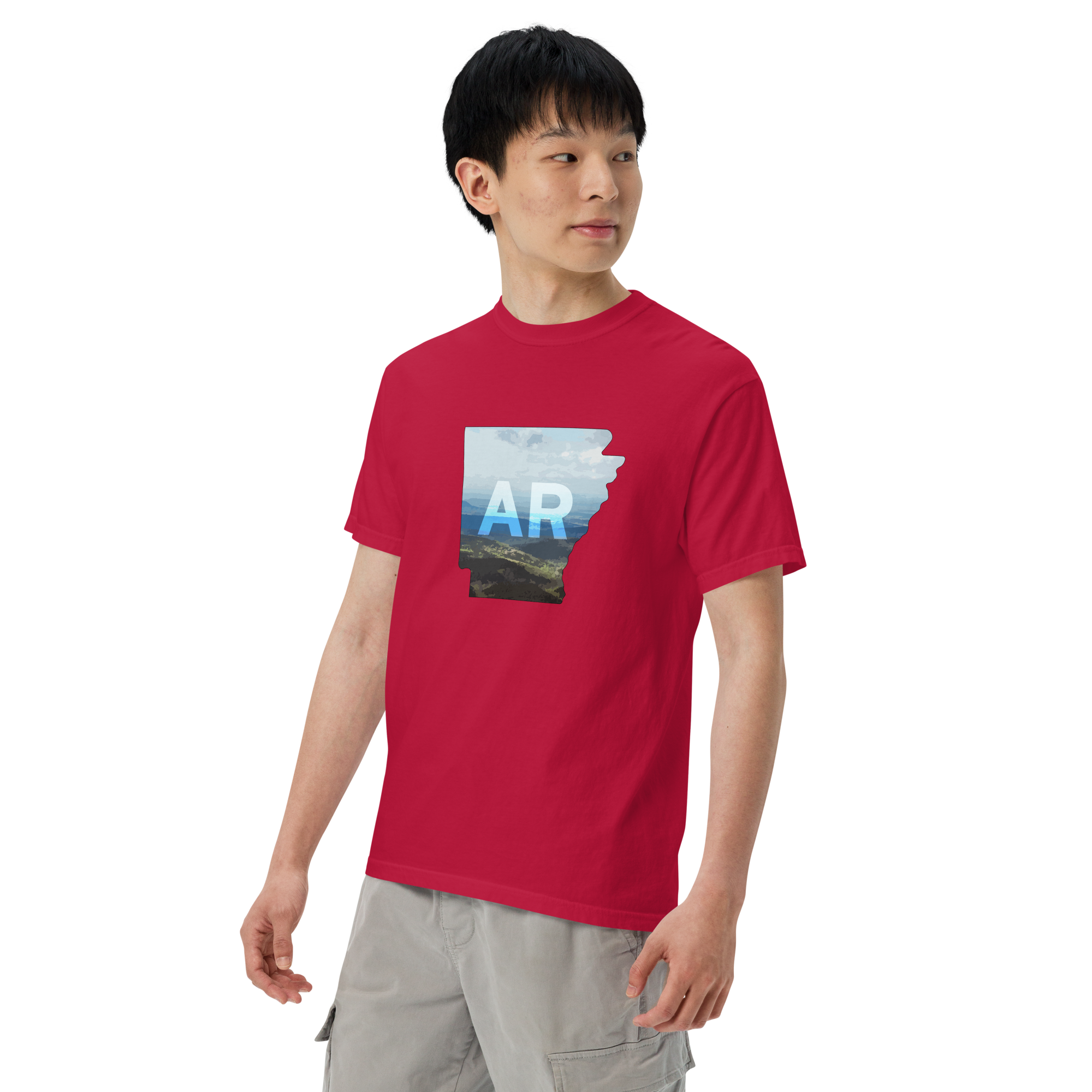 Arkansas Mountains Men’s Garment-Dyed Heavyweight T-Shirt