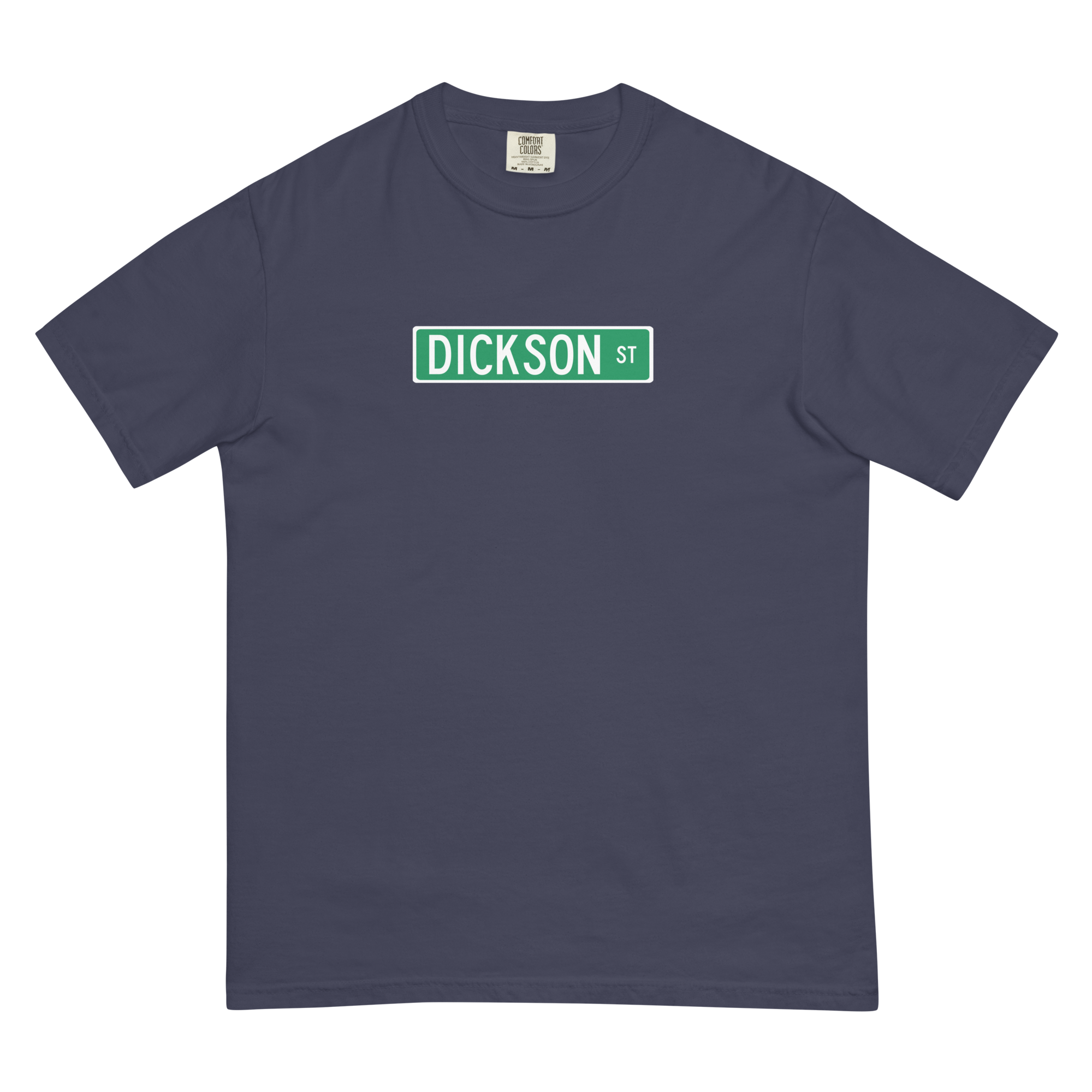 Dickson Street Sign Garment-Dyed Heavyweight Men’s T-shirt