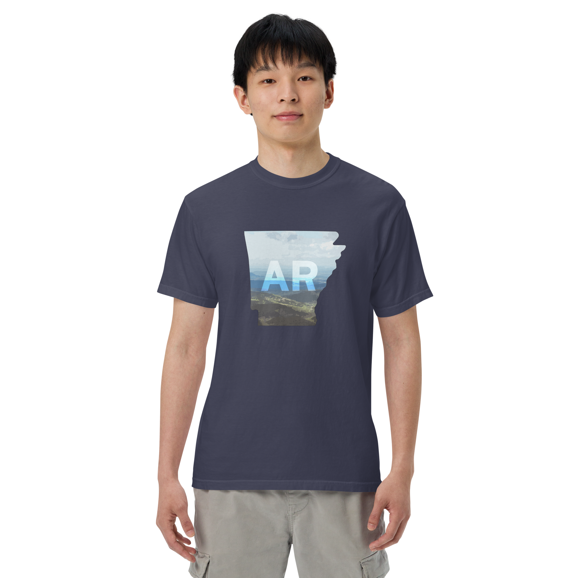 Arkansas Mountains Men’s Garment-Dyed Heavyweight T-Shirt