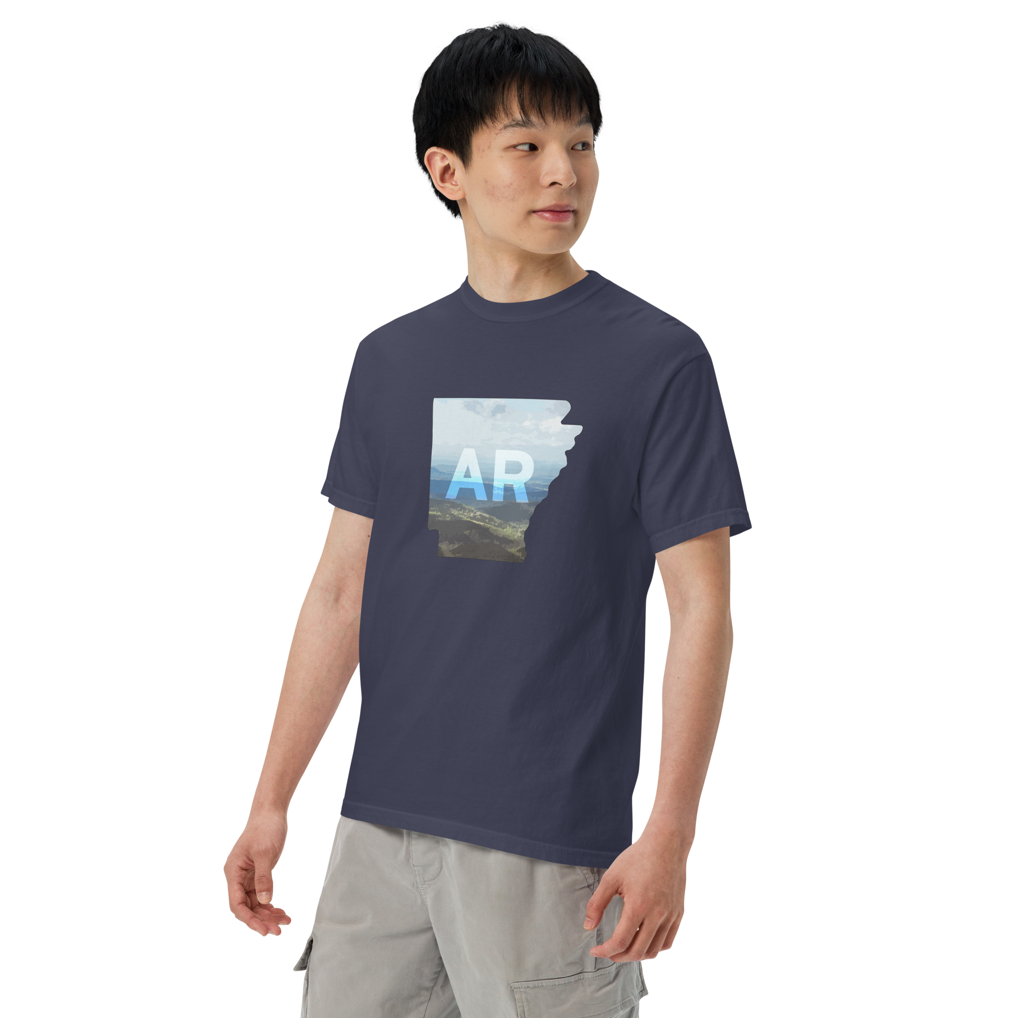 Arkansas Mountains Men’s Garment-Dyed Heavyweight T-Shirt