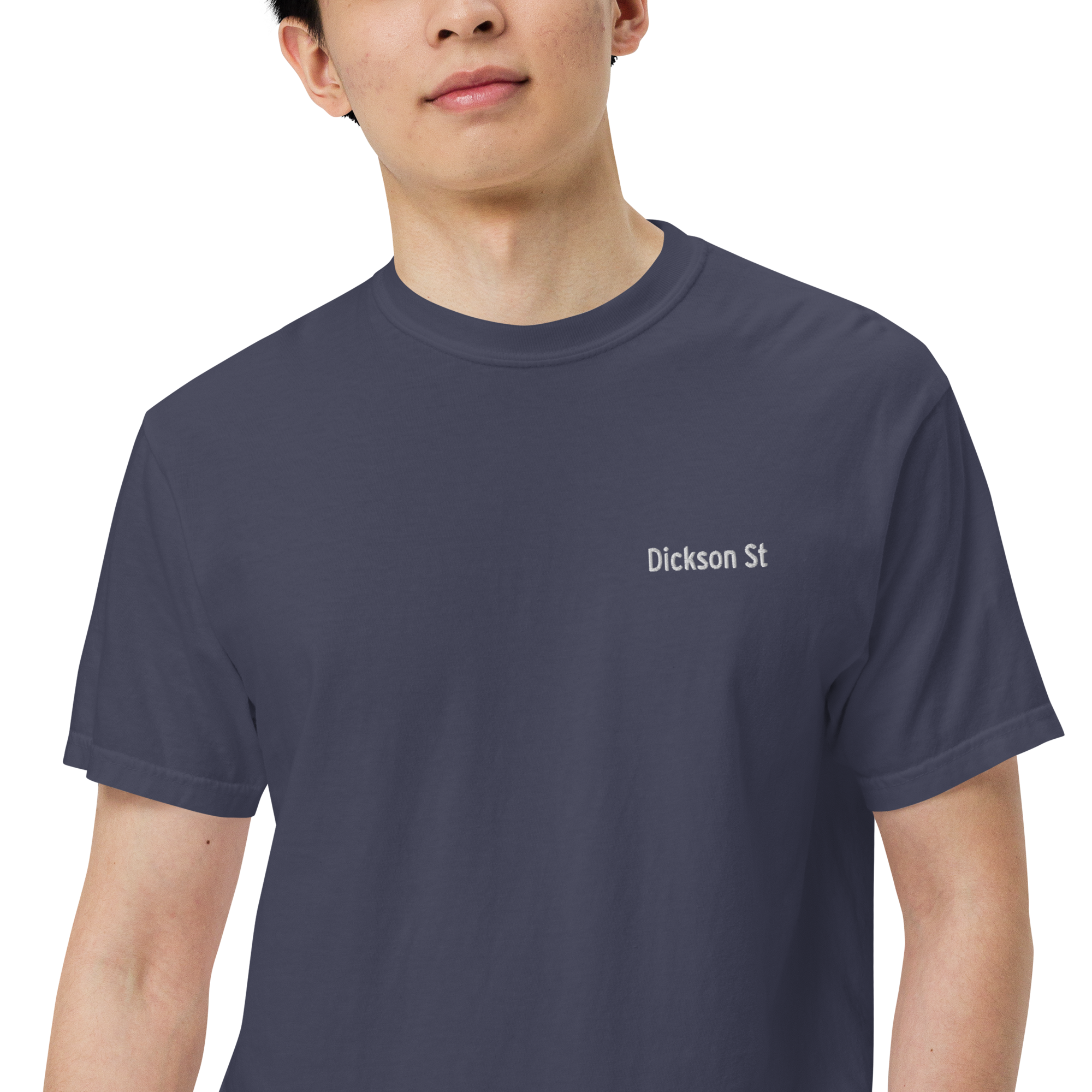 Dickson St Embroidered  Garment-Dyed Heavyweight Men’s T-Shirt