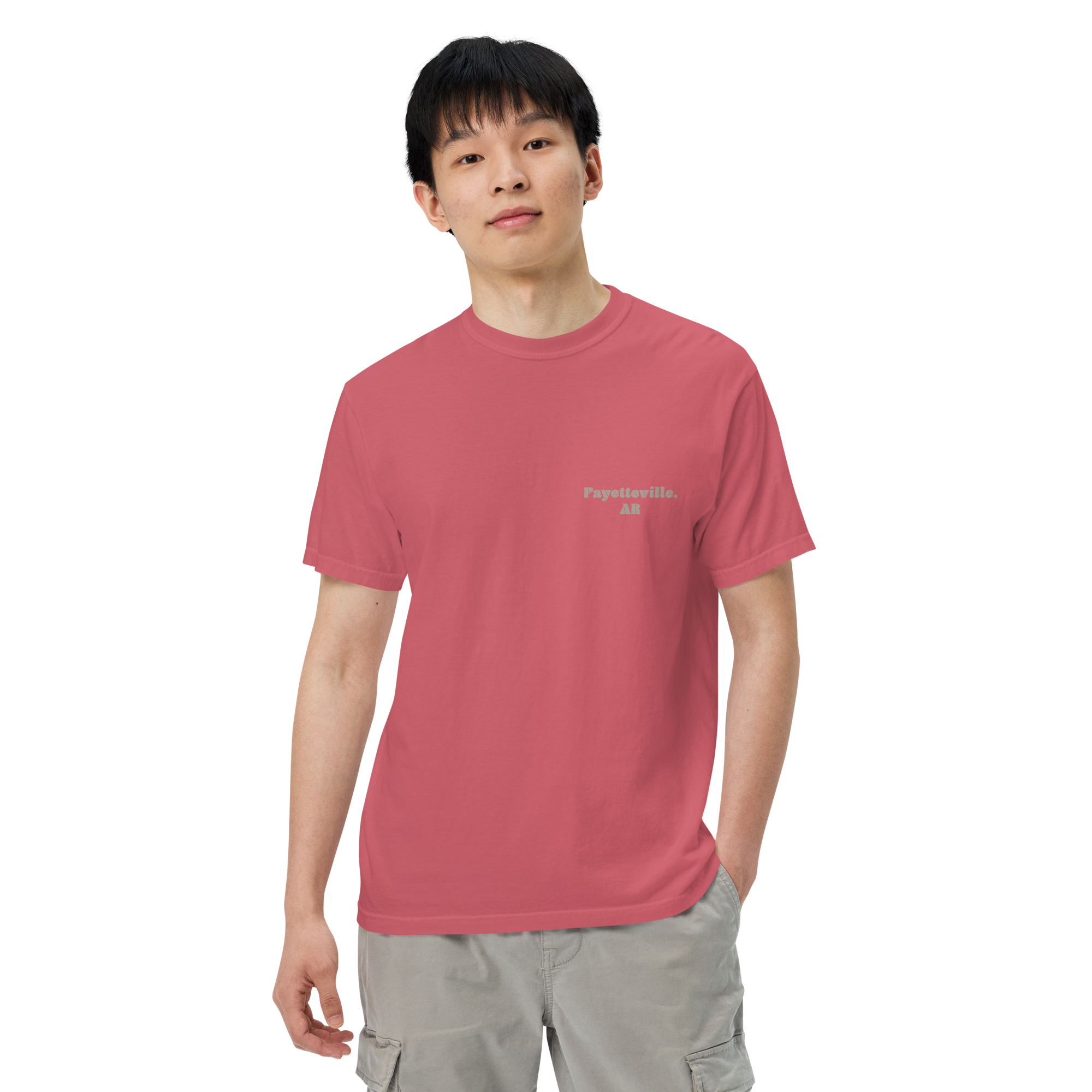 Dickson Street Back Print Men’s Garment-Dyed Heavyweight T-Shirt