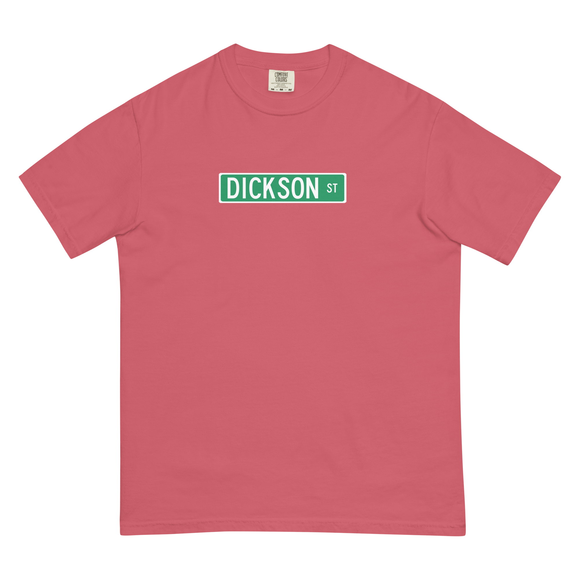 Dickson Street Sign Garment-Dyed Heavyweight Men’s T-shirt