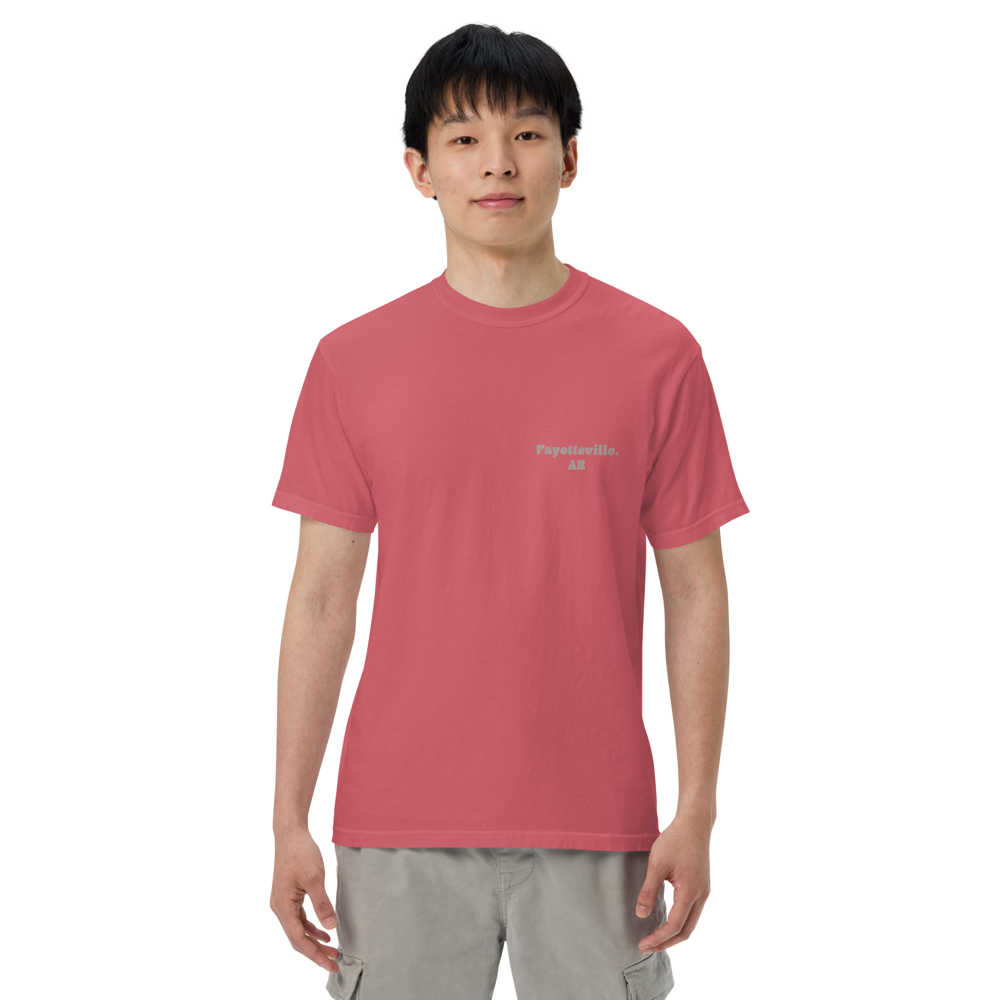 Dickson Street Back Print Men’s Garment-Dyed Heavyweight T-Shirt