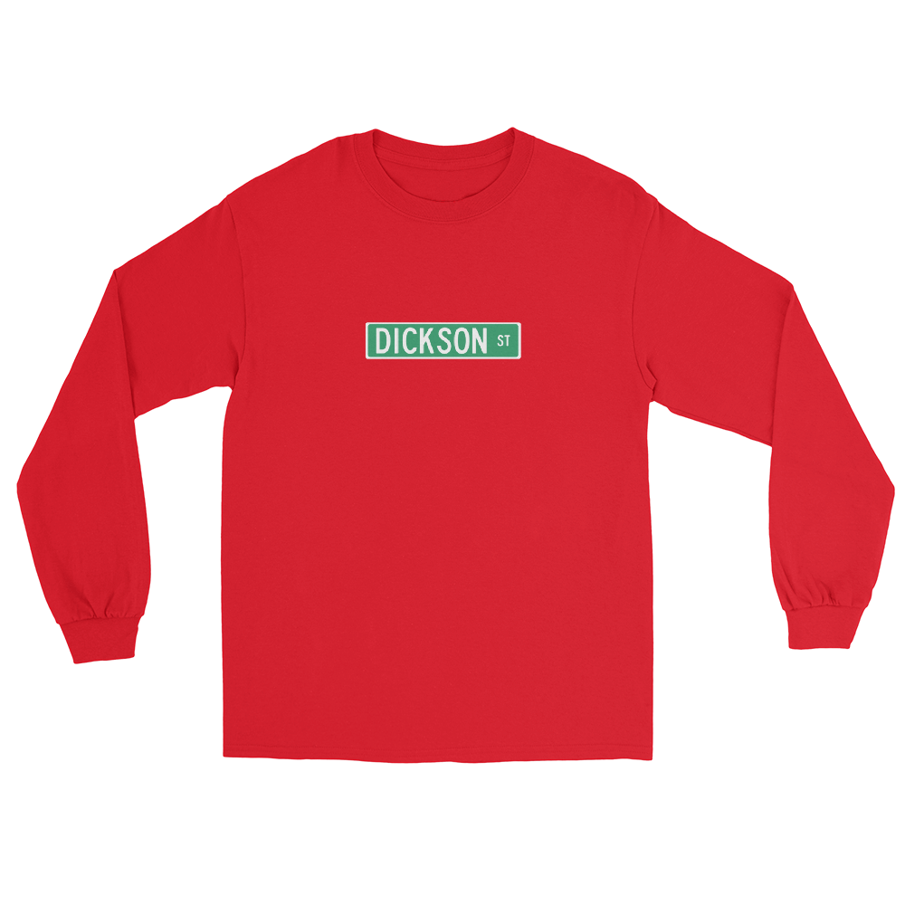 Dickson Street Sign Long Sleeve Men&