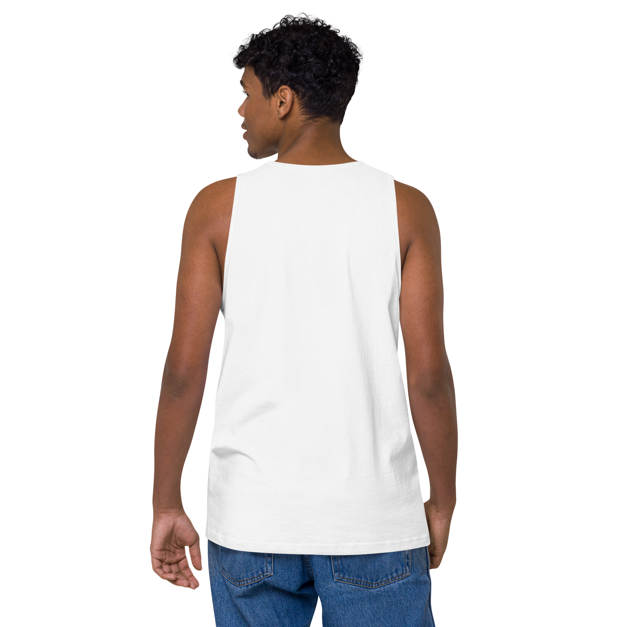 Retro Dickson Street Sign Men’s Premium Tank Top