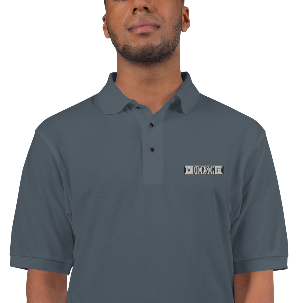 Retro Dickson Street Sign Embroidered Men&
